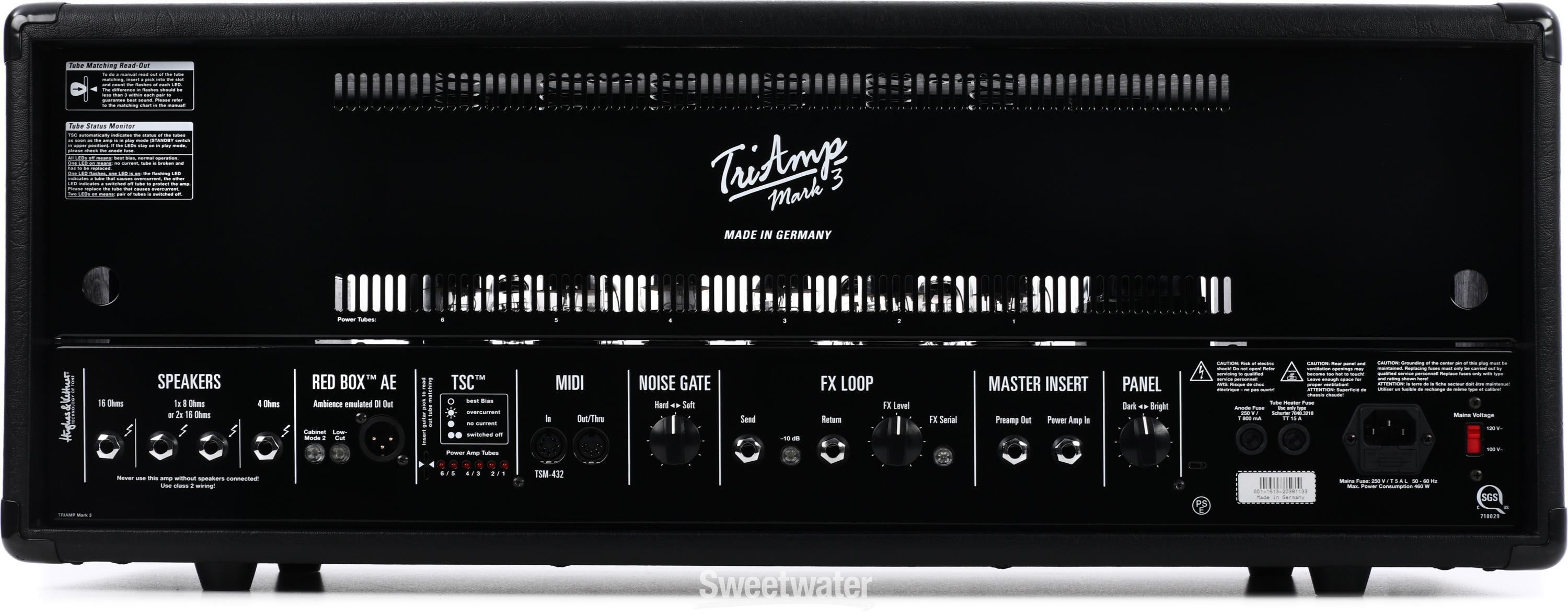 Hughes & Kettner TriAmp Mark 3 150-watt Dual 3-channel 