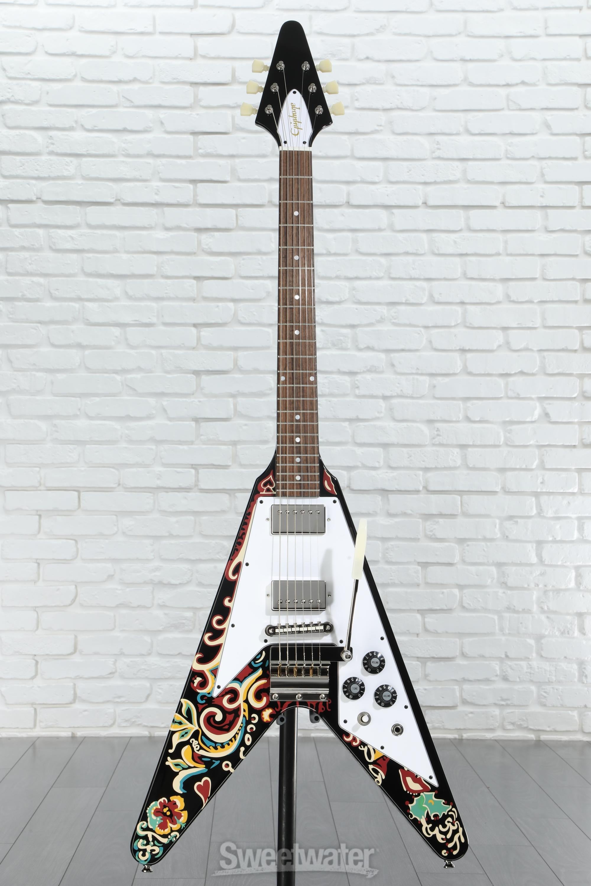 エピフォン　ジミヘン　ラブドロップ　フライングV Epiphone】Inspired By Gibson Custom より”Jimi Hendrix “Love
