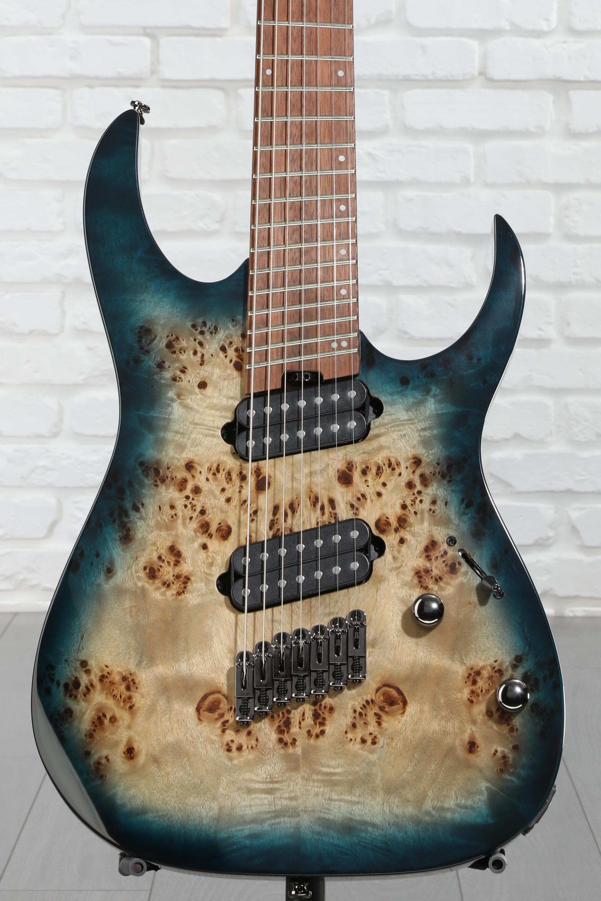 Ibanez RGMS7 7-string Electric Guitar - Cosmic Blue Starburst