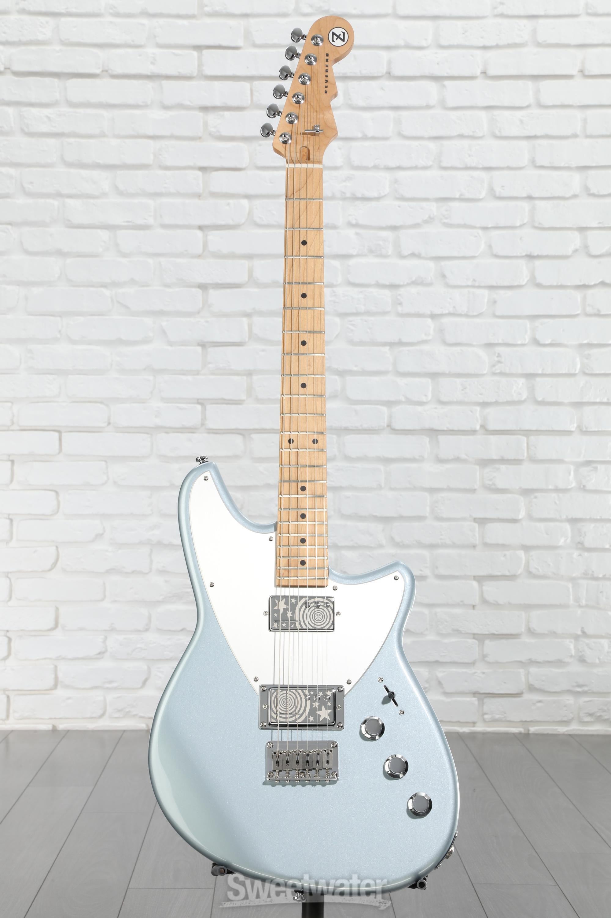 Reverend Billy Corgan Z-One Electric Guitar - Silver Freeze