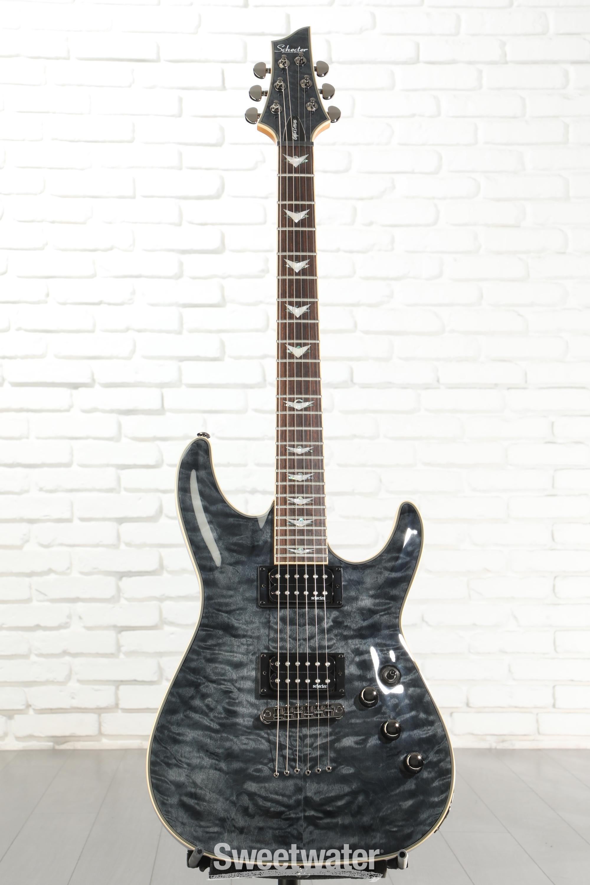 Schecter Omen Extreme-6 Electric Guitar - See-Thru Black | Sweetwater
