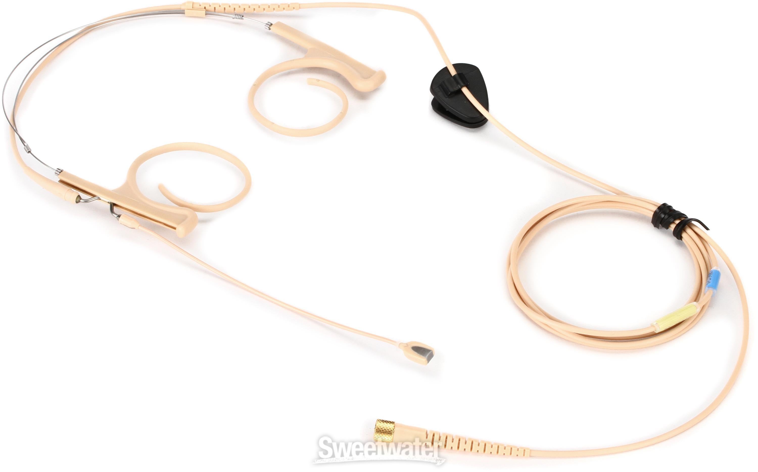 DPA 4188 CORE Slim Directional Flex Headset Microphone with MicroDot  Connector - Medium Length, Beige