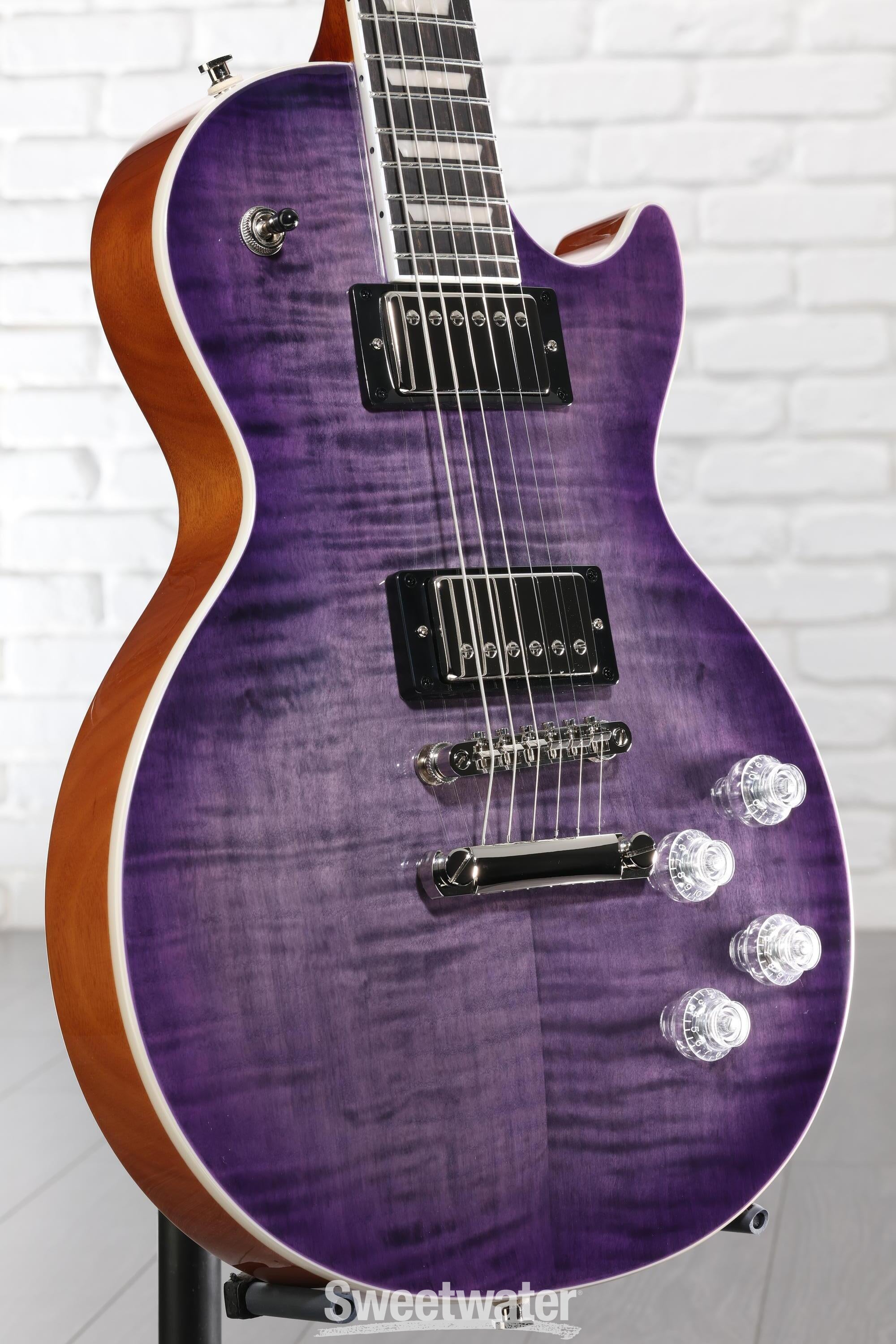 Epiphone Les Paul Modern Figured Electric Guitar - Purple Burst