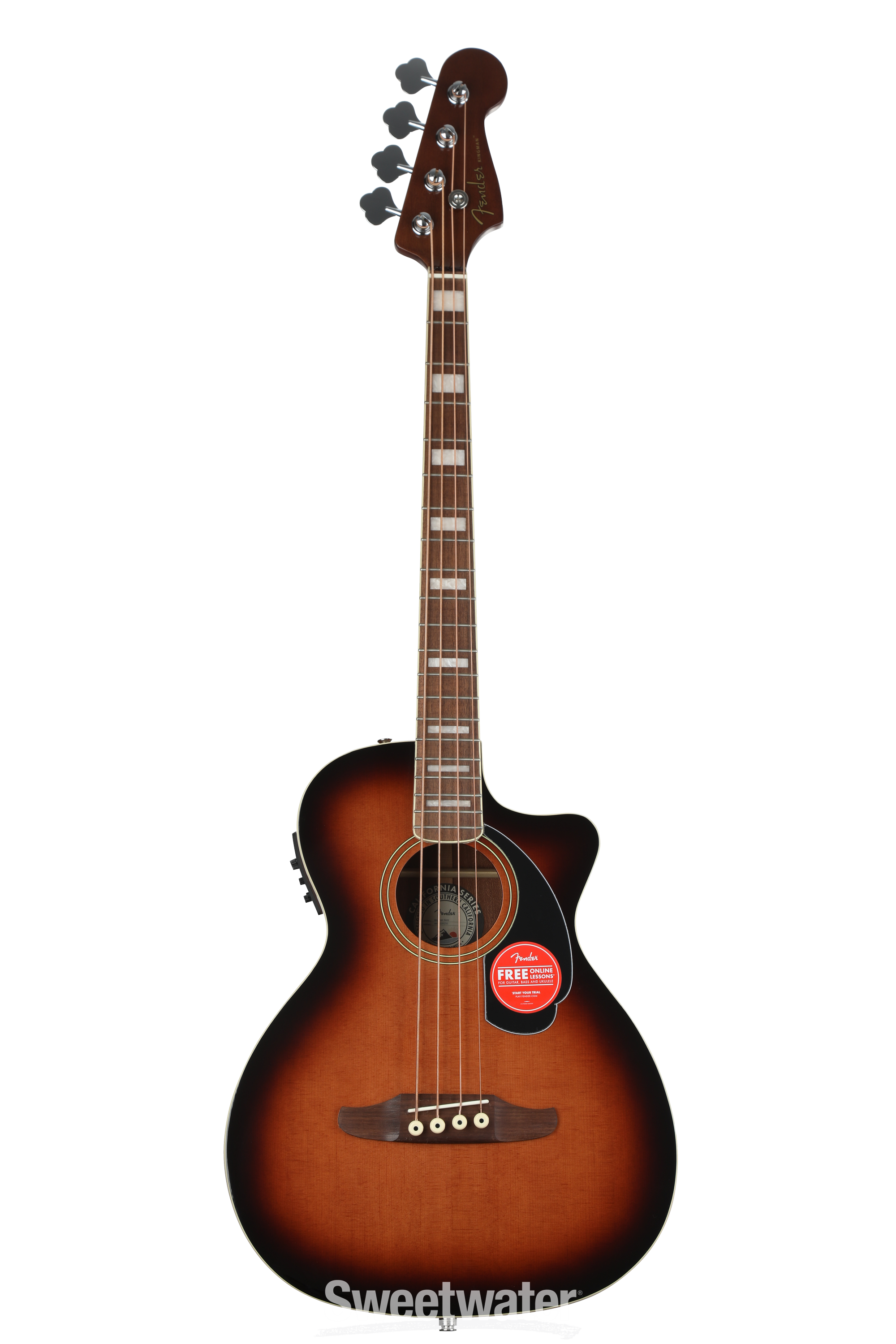 FENDER KINGMAN アコースティックベース Fender Kingman Acoustic-electric Bass - Shaded Edge Burst