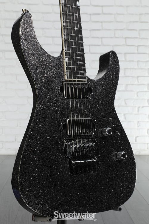 ESP M-II NTB FR USA Electric Guitar - Black Sparkle