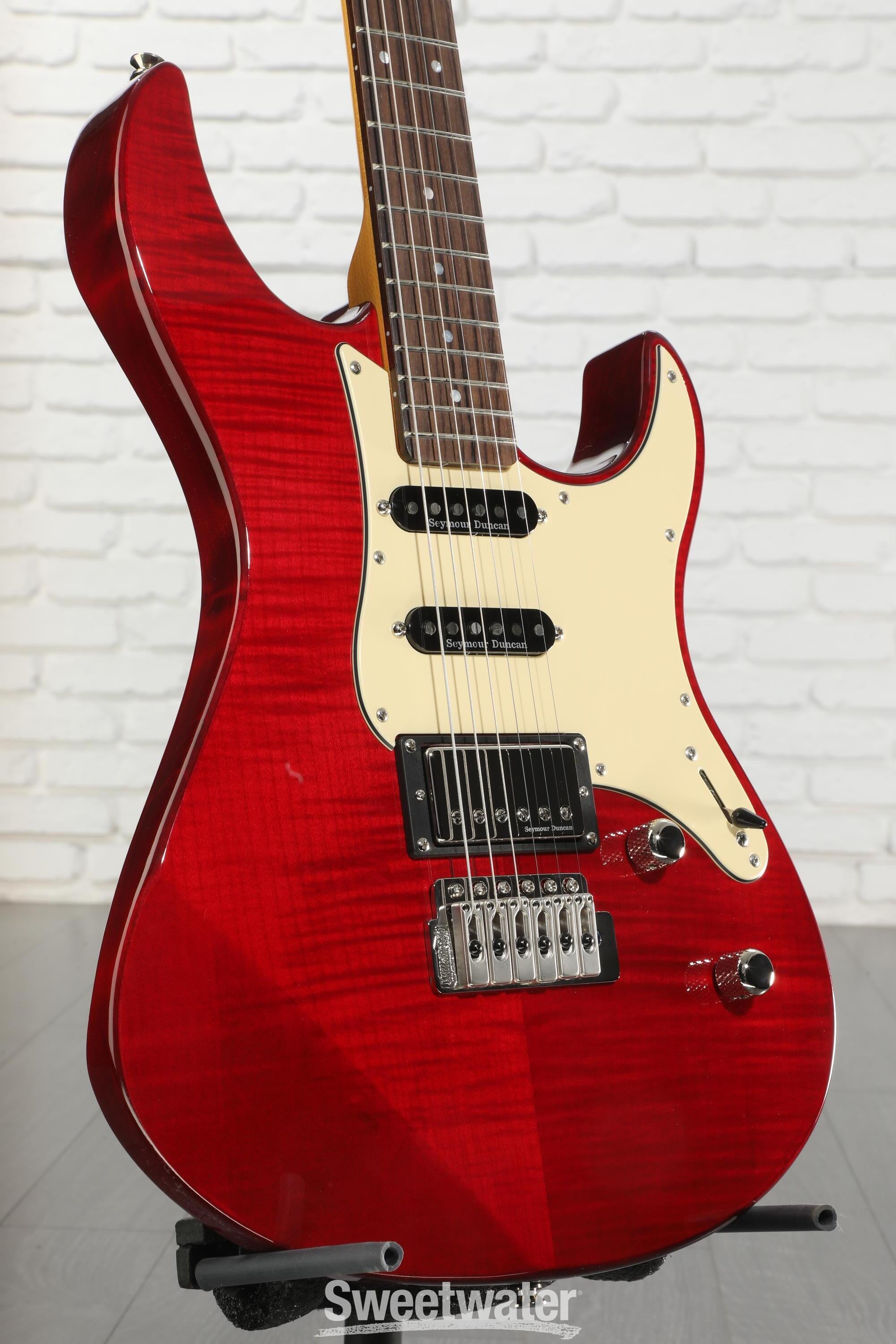 Yamaha PAC612VIIFMX Pacifica Electric Guitar - Fired Red | Sweetwater