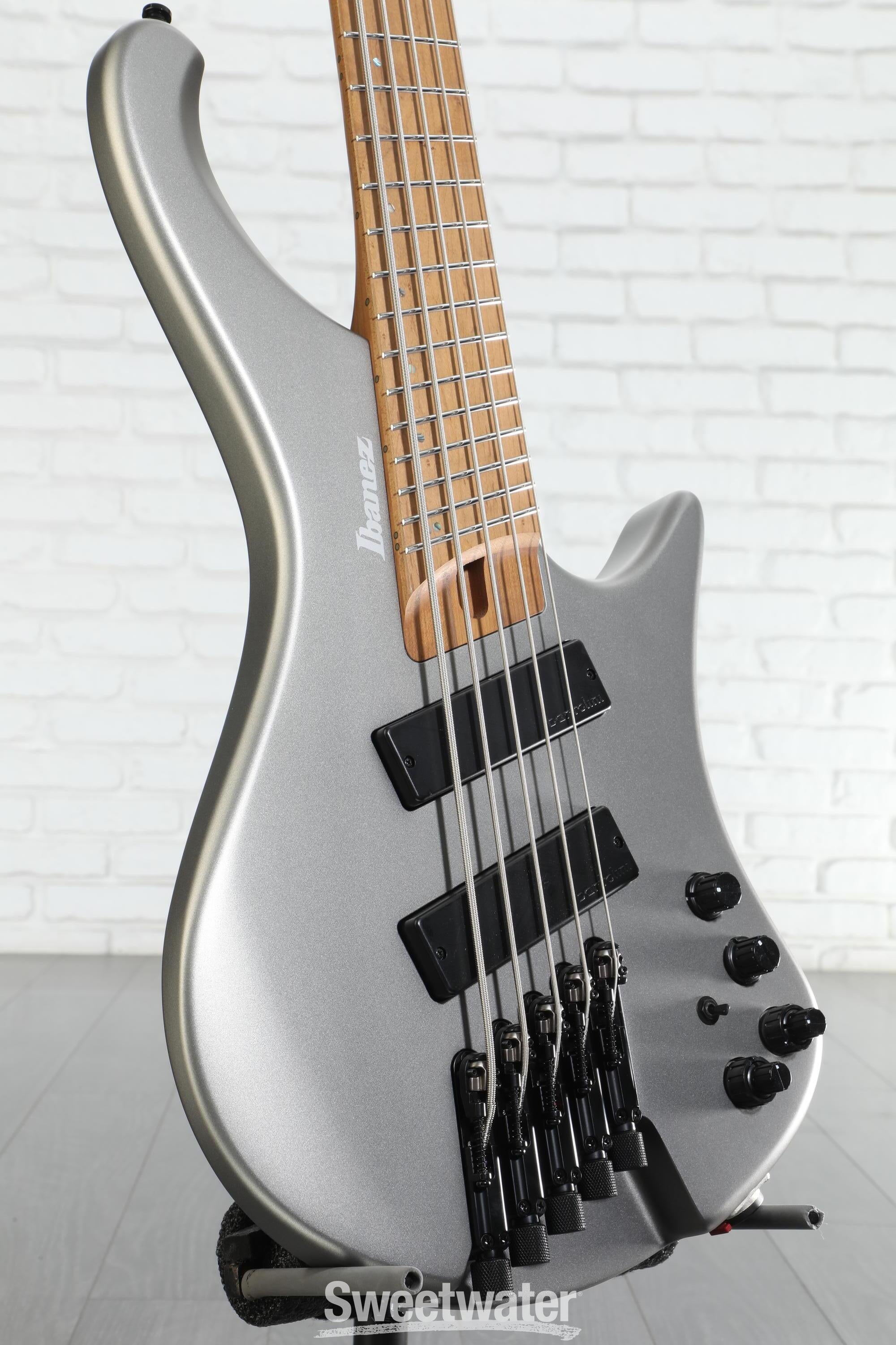 Ibanez Bass Workshop EHB1005SMS Bass Guitar - Metallic Gray