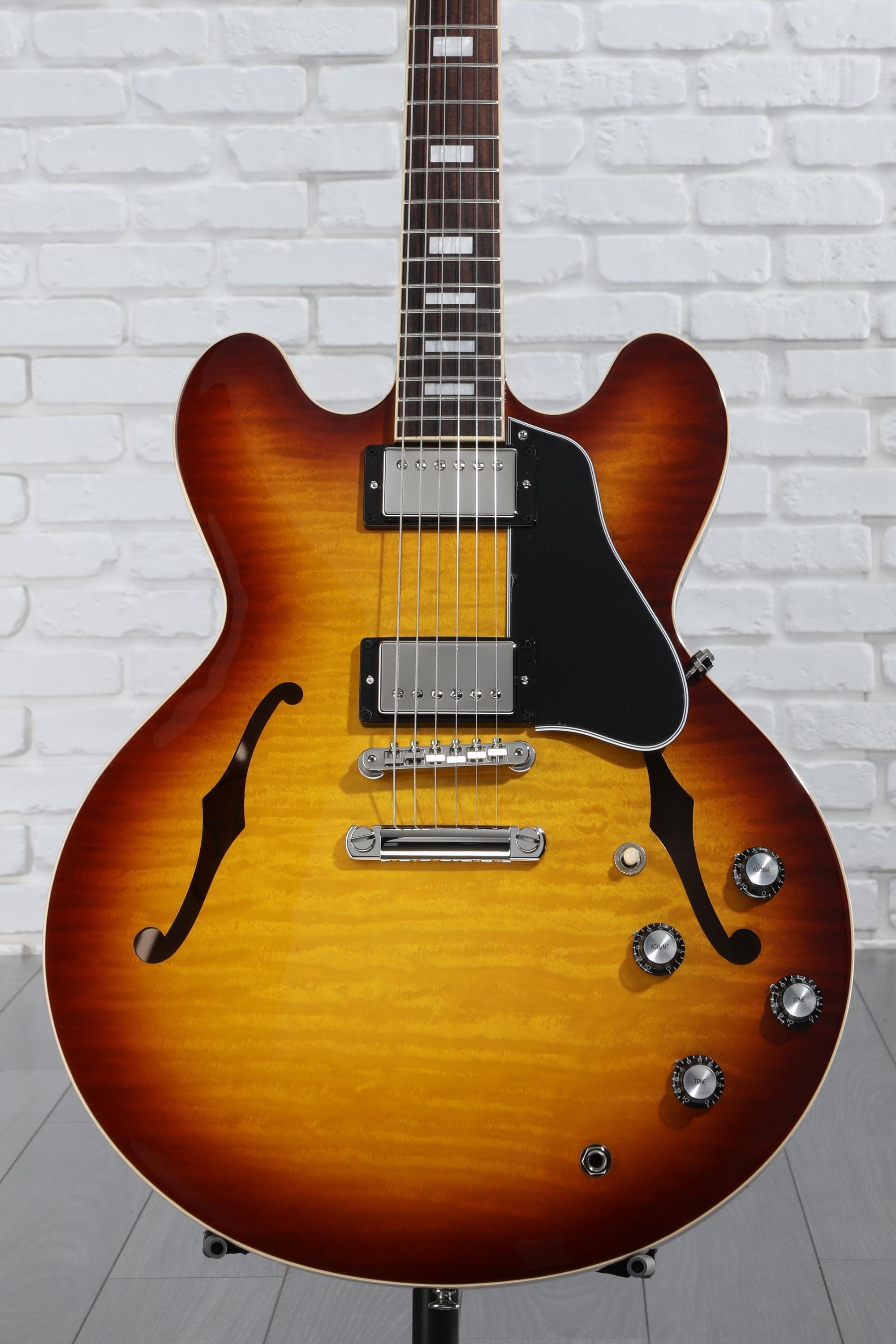 ギター Fullerton es335.. Gibson ES-335 Figured Semi-hollowbody Electric Guitar - Iced