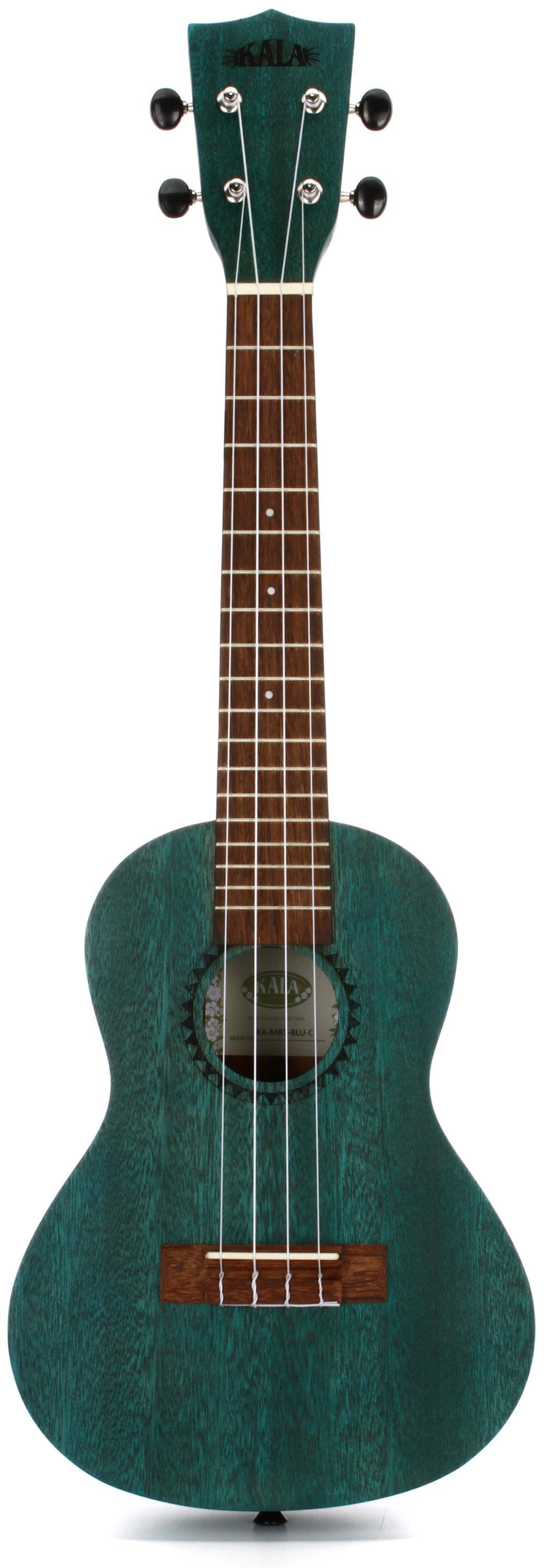 Photo of Kala Meranti Watercolor Concert Ukelele - Ocean Blue