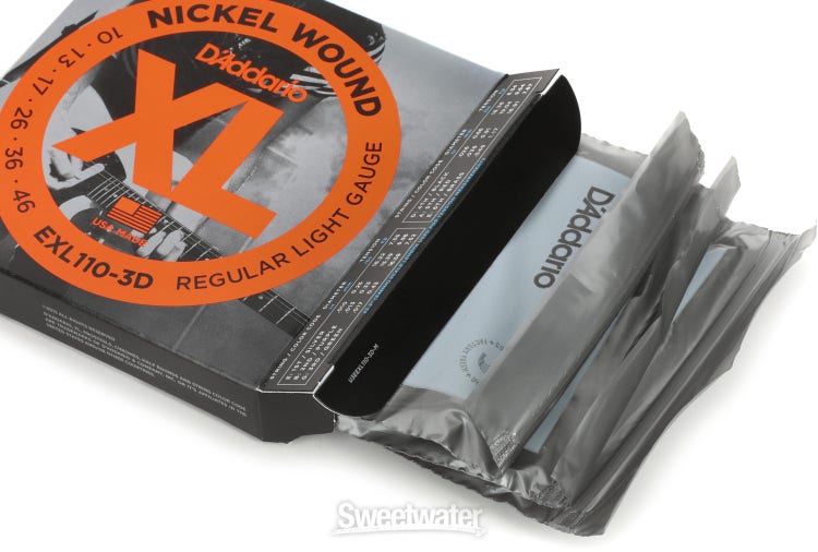 D'Addario EXL110 XL Electric Guitar Strings - .010-.046 Regular ...