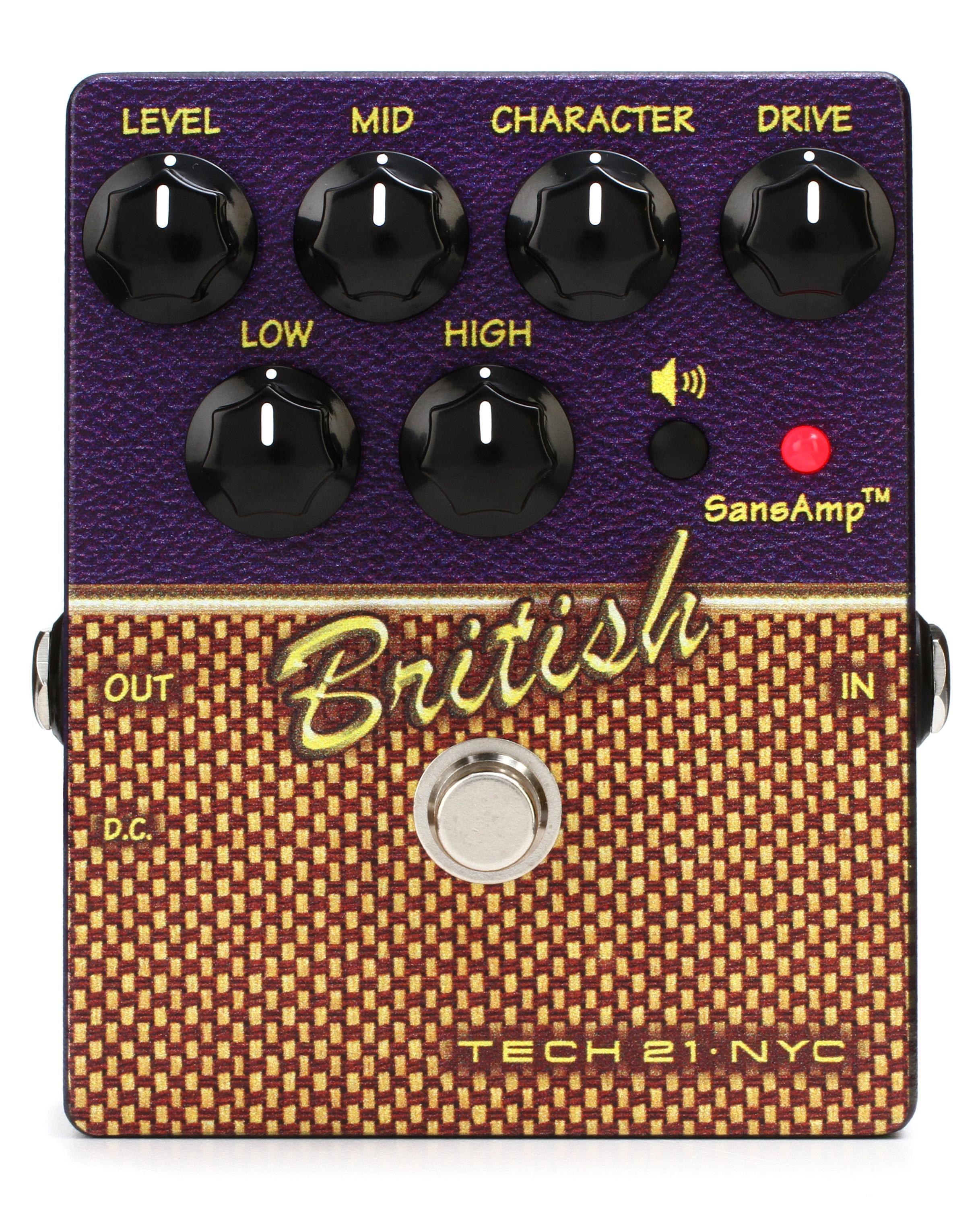 Tech 21 Character Series British V2 Overdrive Pedal