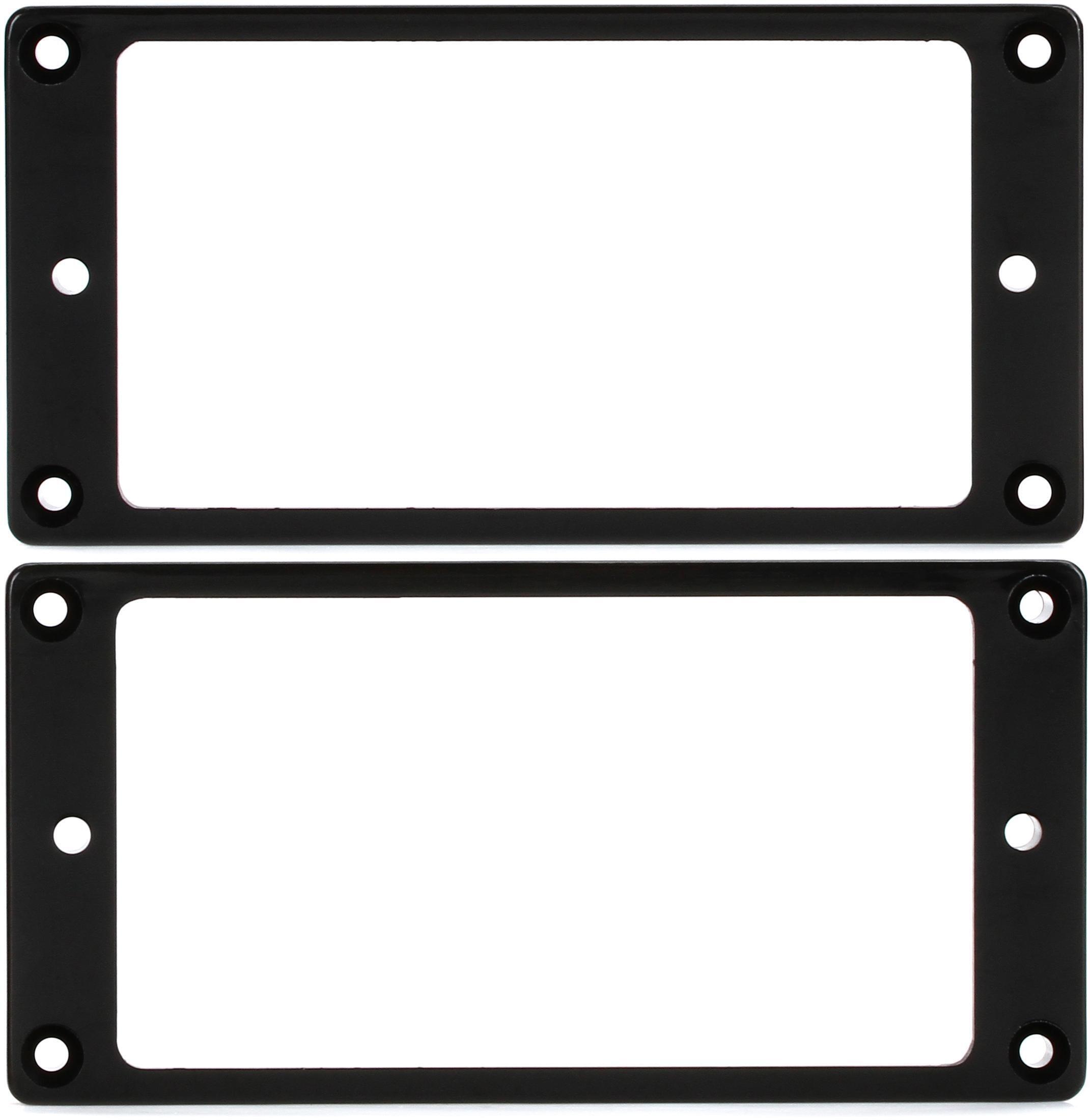 Photo of PRS SE Humbucker Pickup Rings - Black, Stoptail