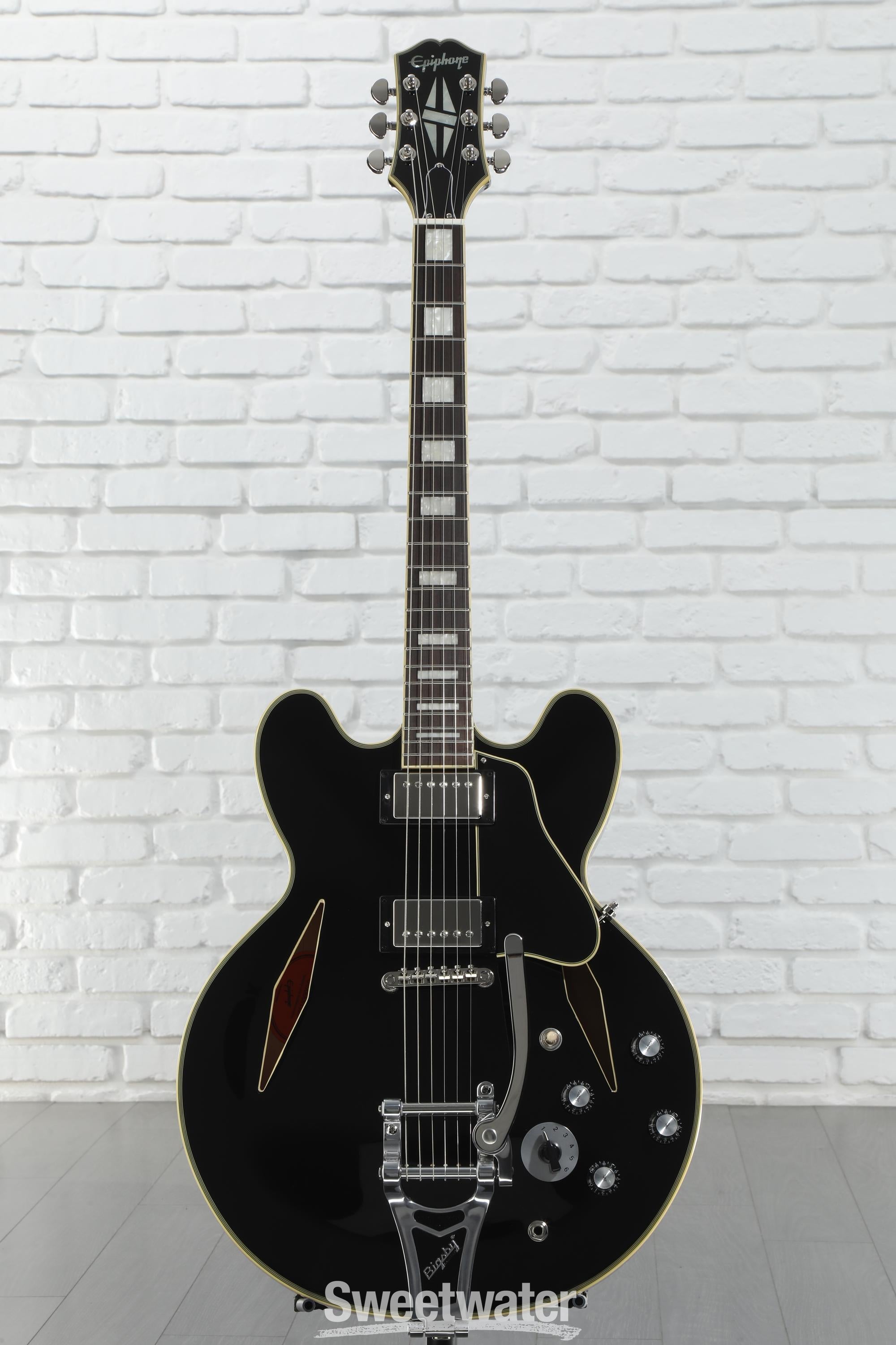 EPIPHONE ES-355 EB Ubukata Shinichi 初期型 Epiphone Shinichi Ubukata ES-355 Custom Bigsby ver.02