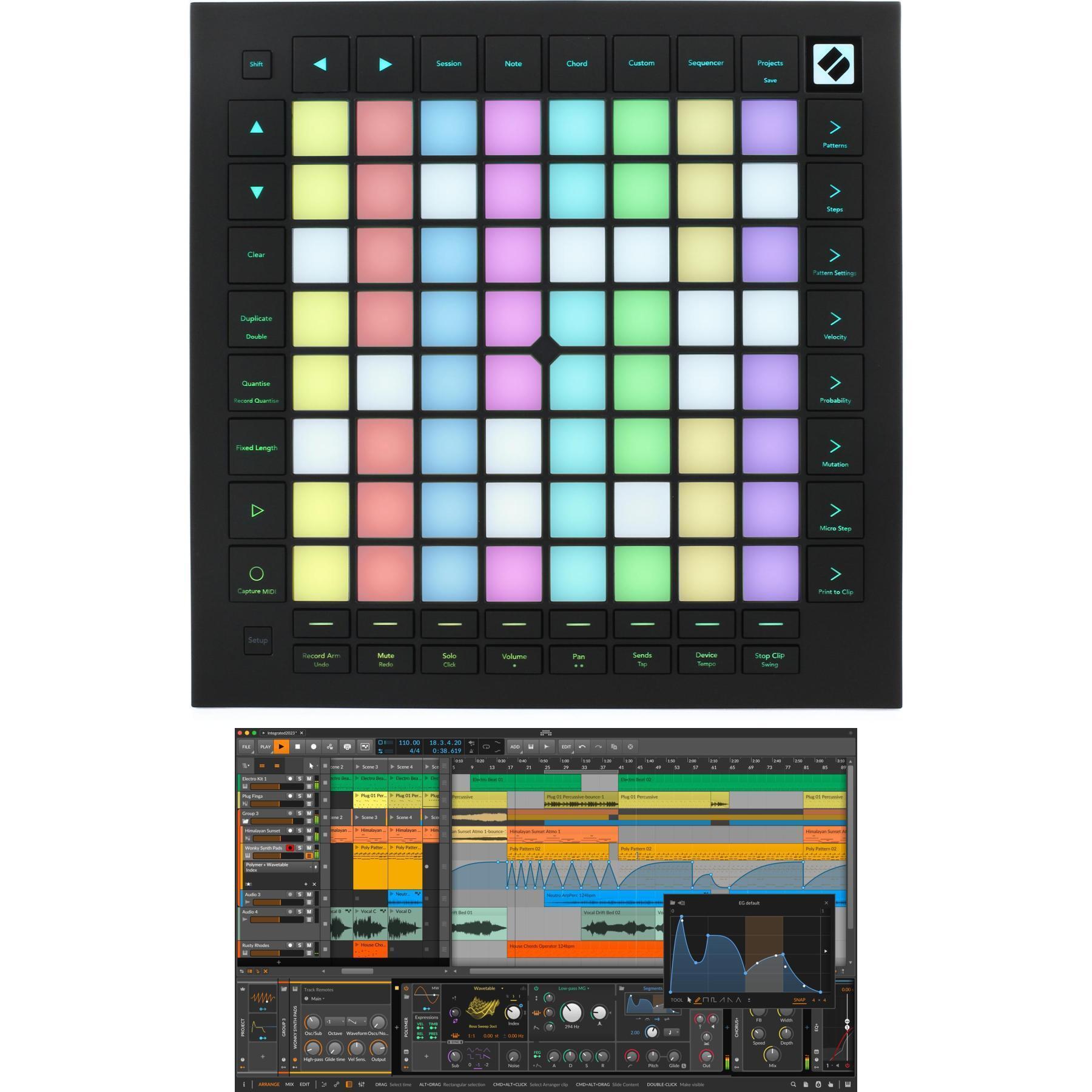 Novation Launchpad Pro MK3 Grid Controller for Ableton Live with 