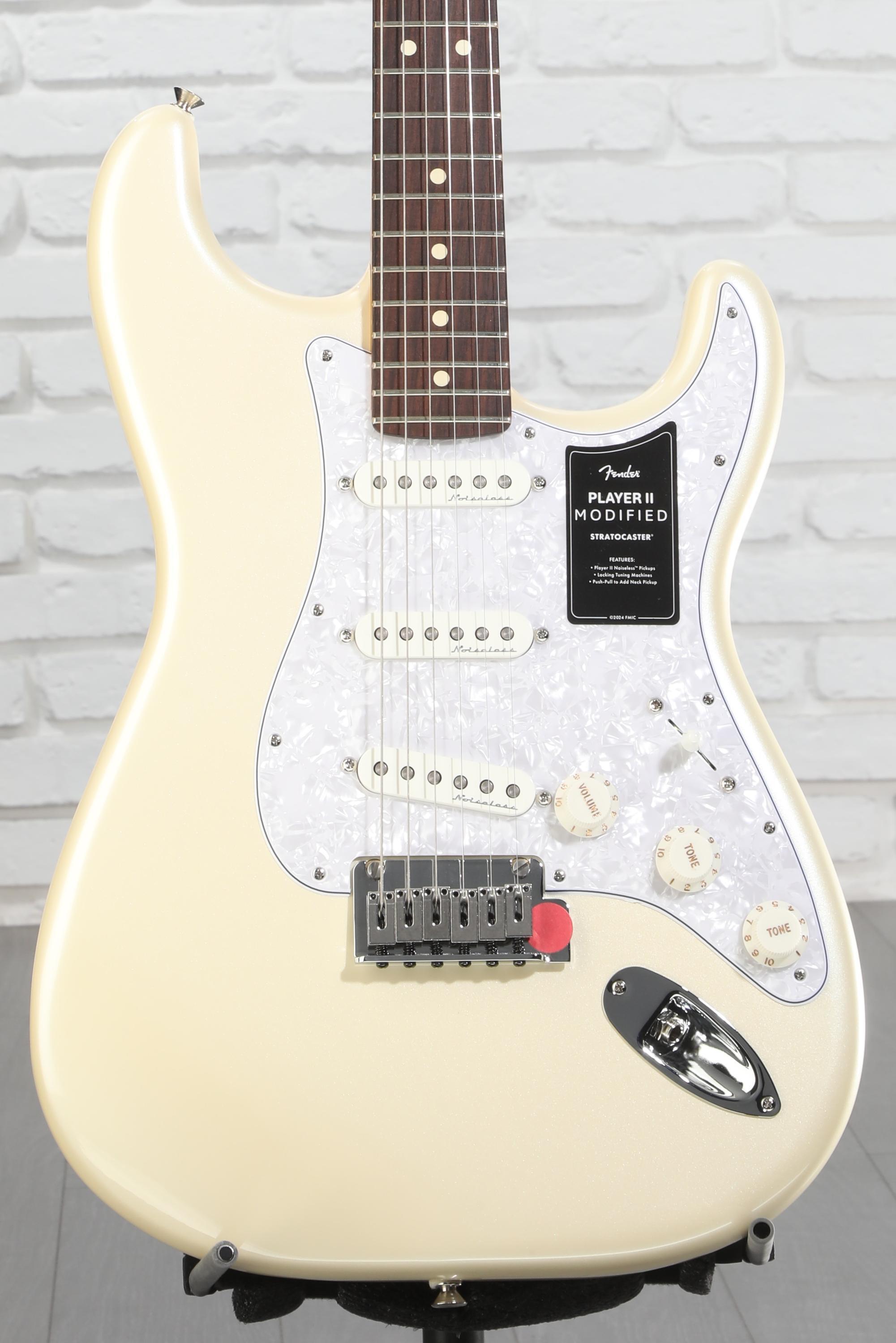 Fender Player II Modified Stratocaster Electric Guitar - Olympic