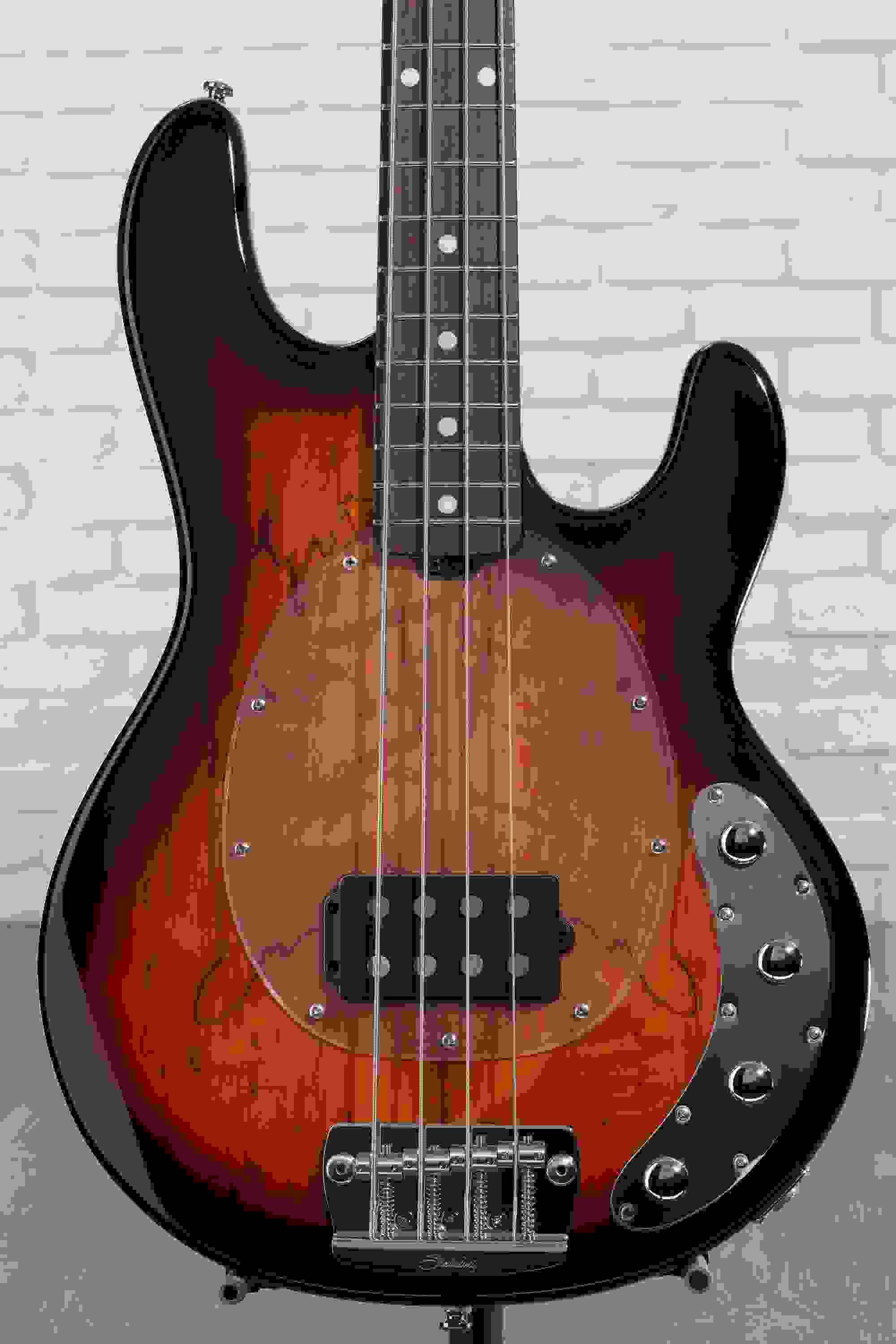 Sterling By Music Man StingRay RAY34 Bass Guitar - 3-tone Sunburst