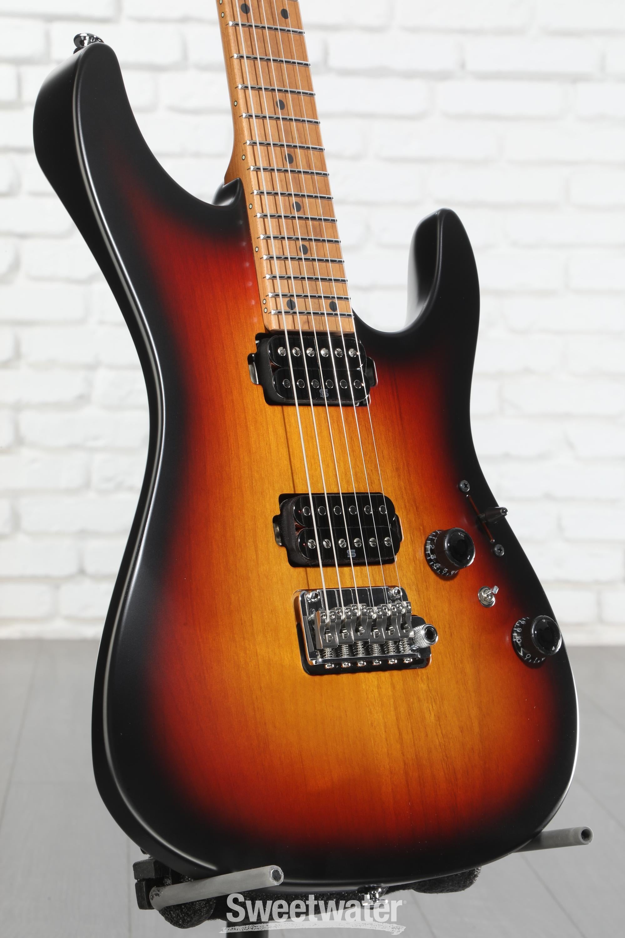 Ibanez Prestige AZ2402 Electric Guitar - Tri Burst Fade Flat