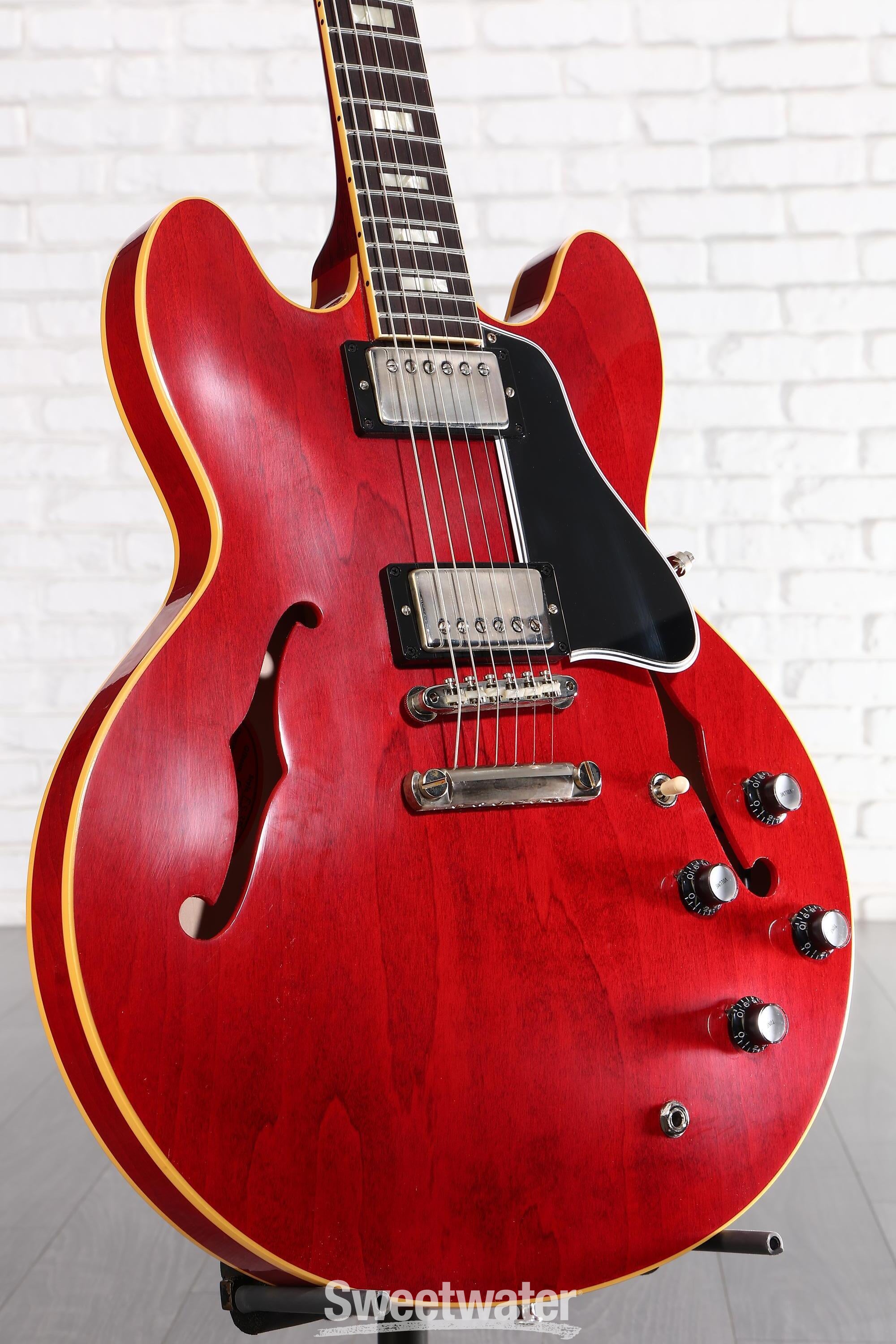 Photo of Gibson Custom 1964 ES-335 Reissue Semi-hollowbody Electric Guitar - '60s Cherry, VOS