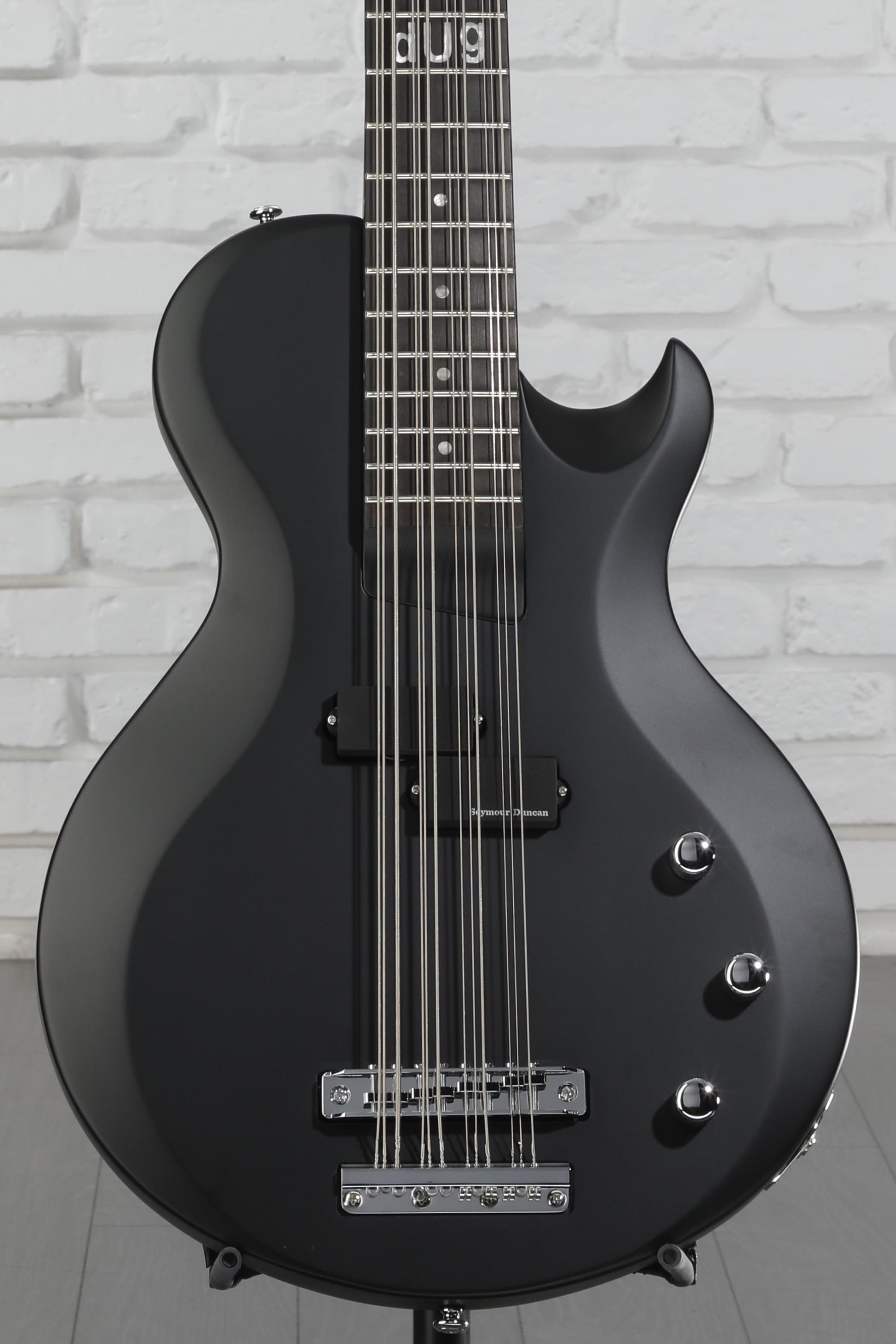 Schecter dUg Pinnick DP-12 12-string Bass Guitar - Satin Black