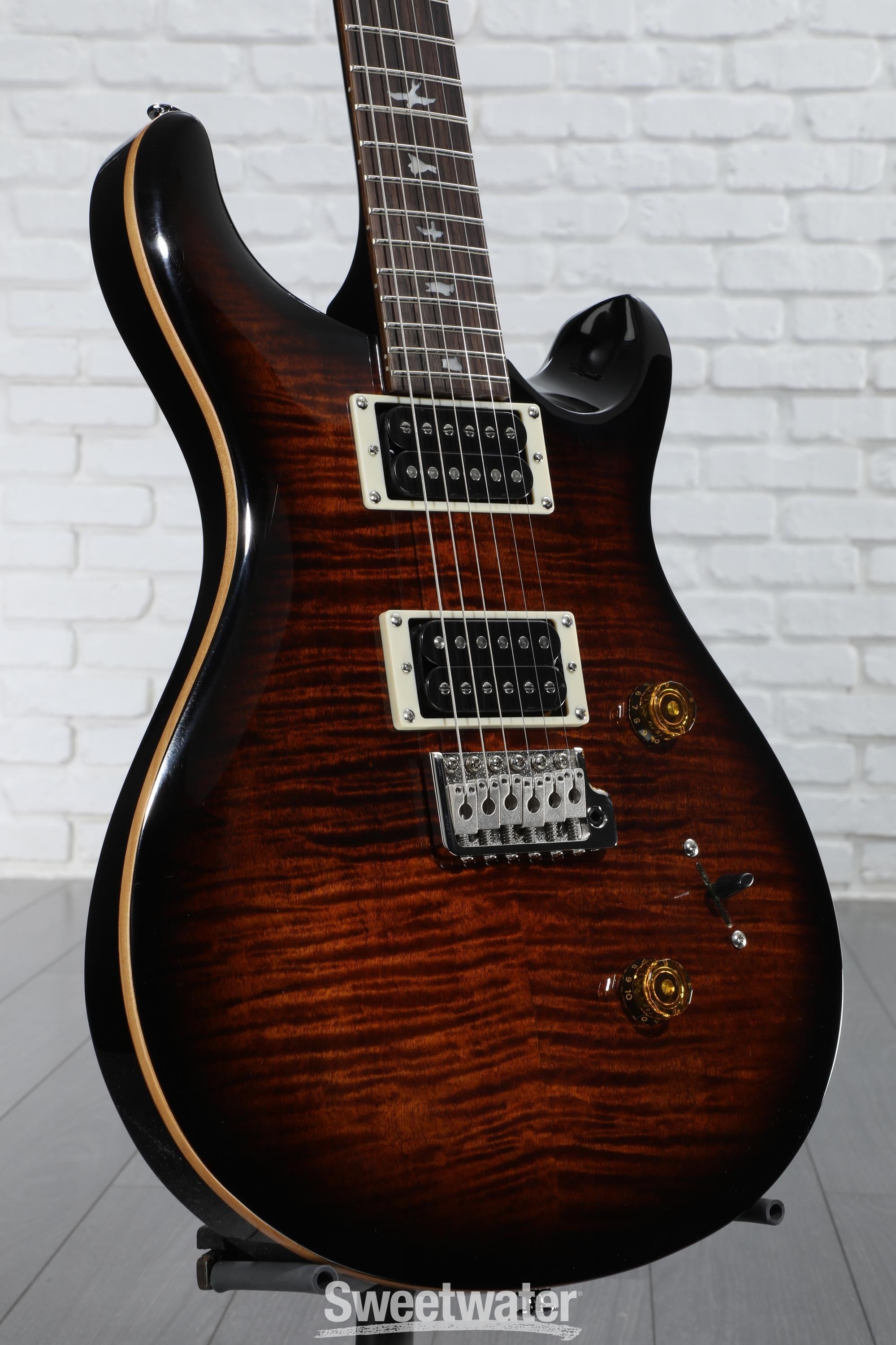 PRS SE Custom 24 Electric Guitar - Black Gold Sunburst