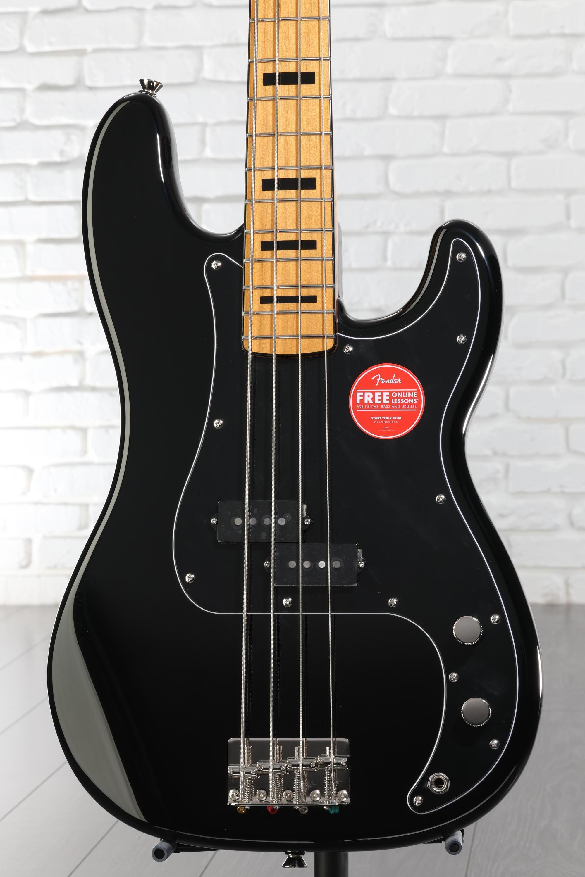スクワイヤー Classic Vibe 70s Precision Bass Amazon.com: Squier Classic Vibe 70s Precision Bass, Black, Maple