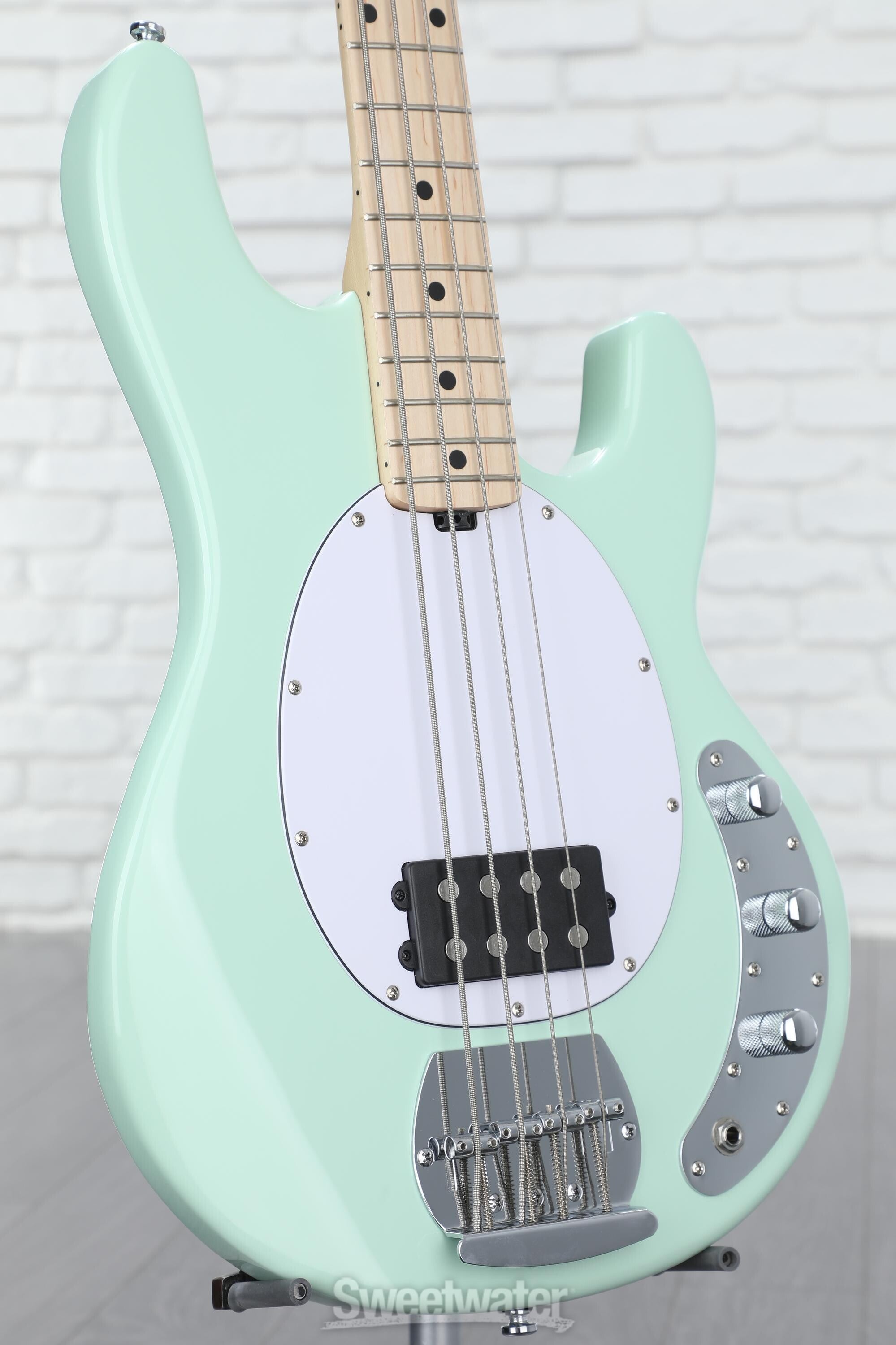 Sterling By Music Man StingRay RAY4 Bass Guitar - Mint Green 