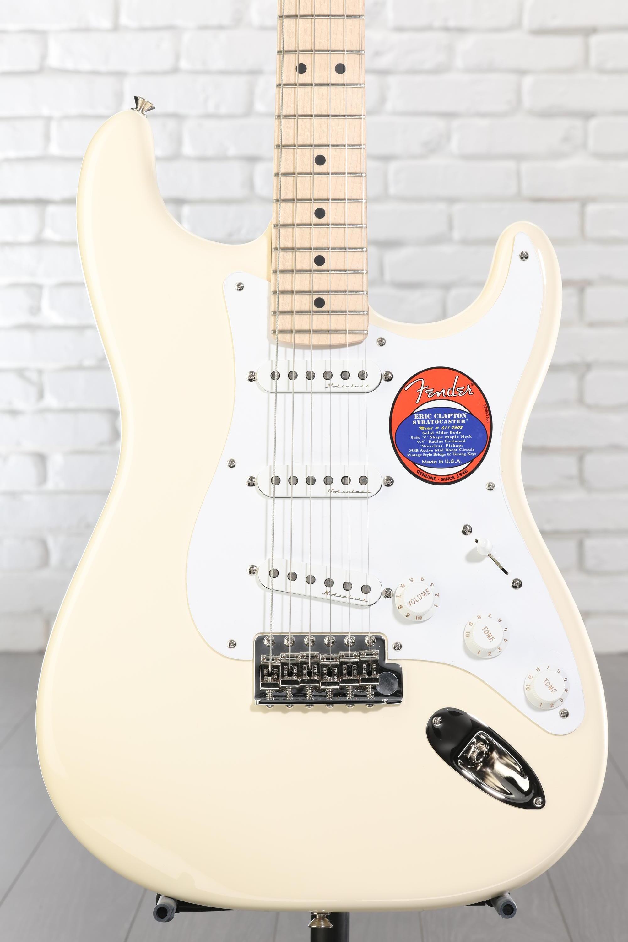 Fender Eric Clapton Stratocaster - Olympic White with Maple