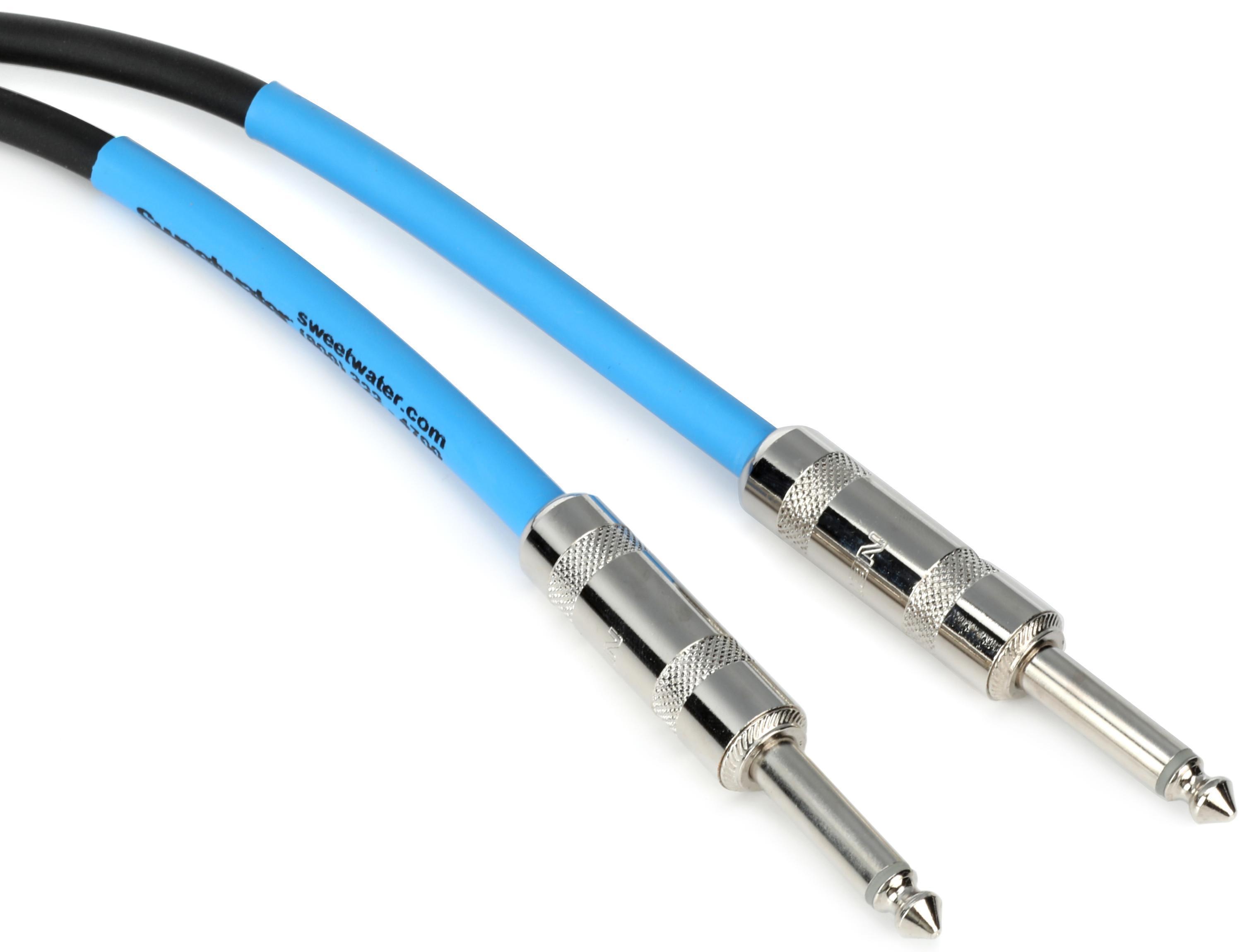 Ernie Ball P06084 Braided Straight to Right Angle Instrument Cable