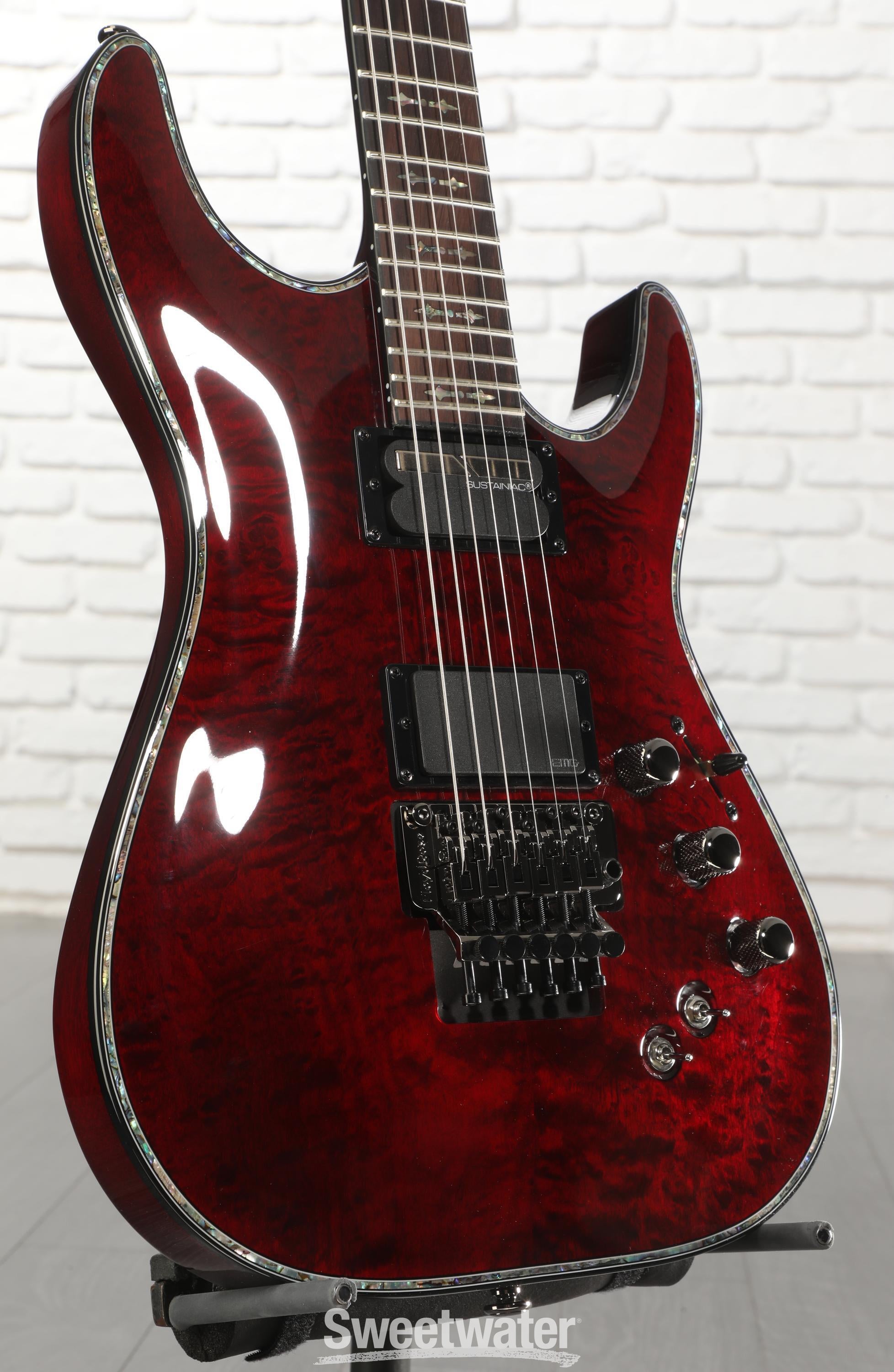 Photo of Schecter Hellraiser C-1 FR-S Electric Guitar - Black Cherry