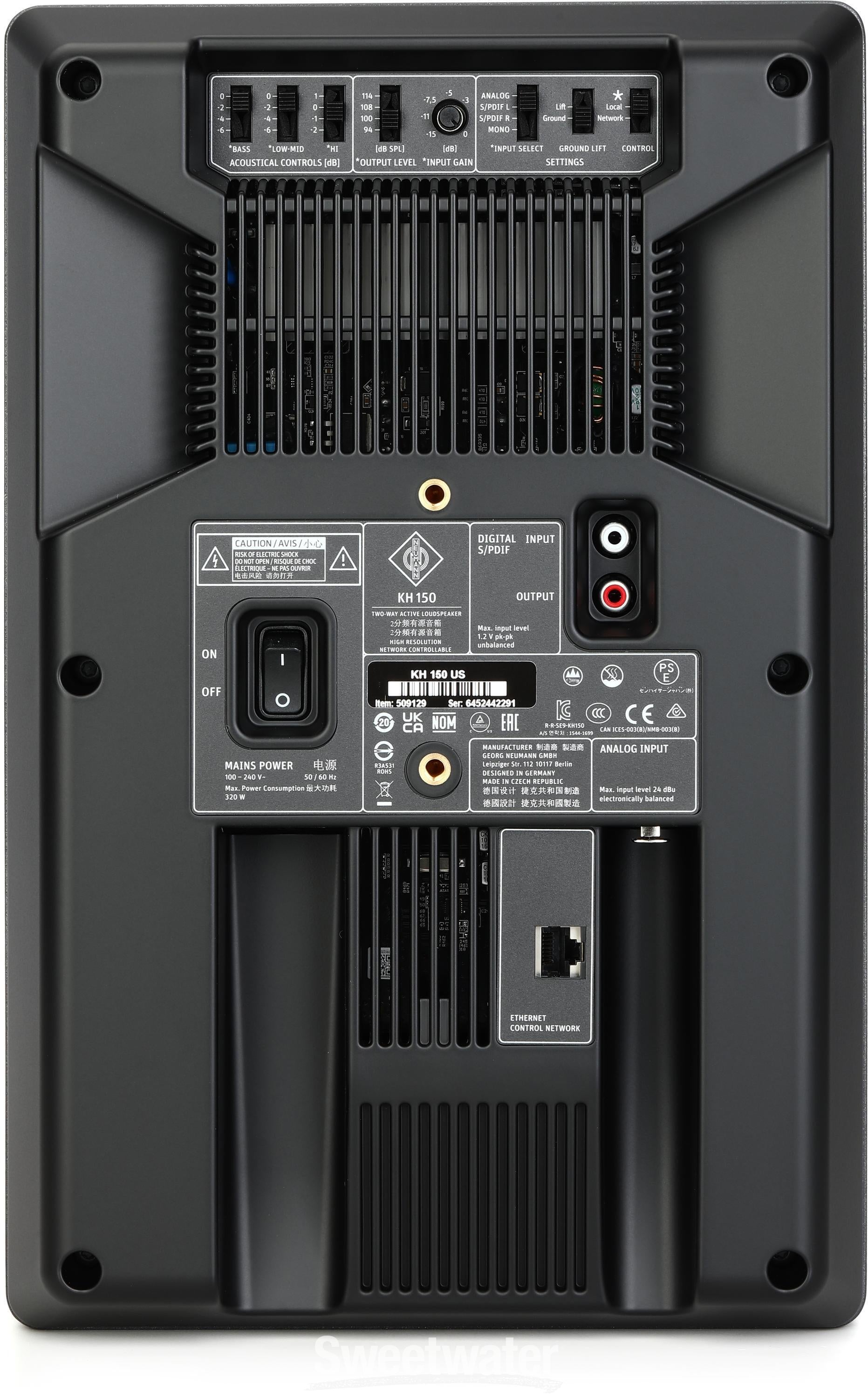 Neumann KH 150 6.5-inch 2-way Powered Studio Monitor - Anthracite