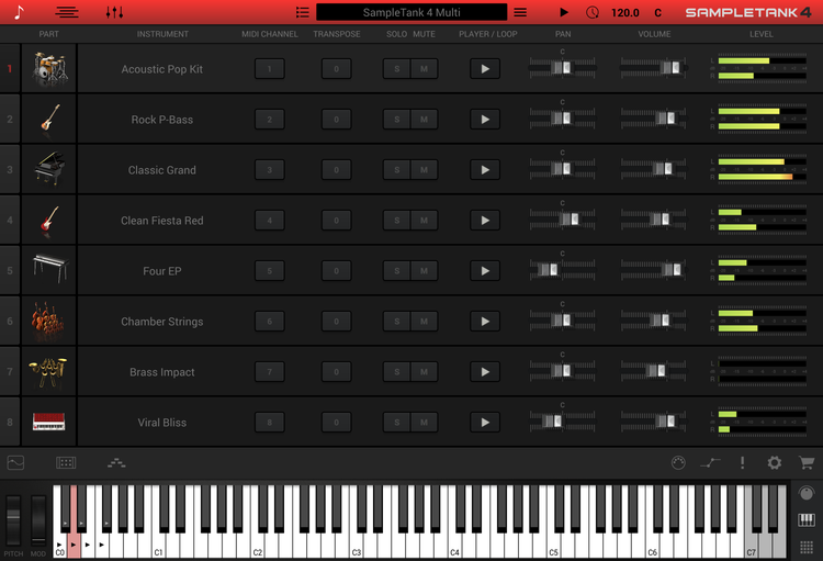 IK Multimedia SampleTank 4 SE Virtual Instrument Workstation