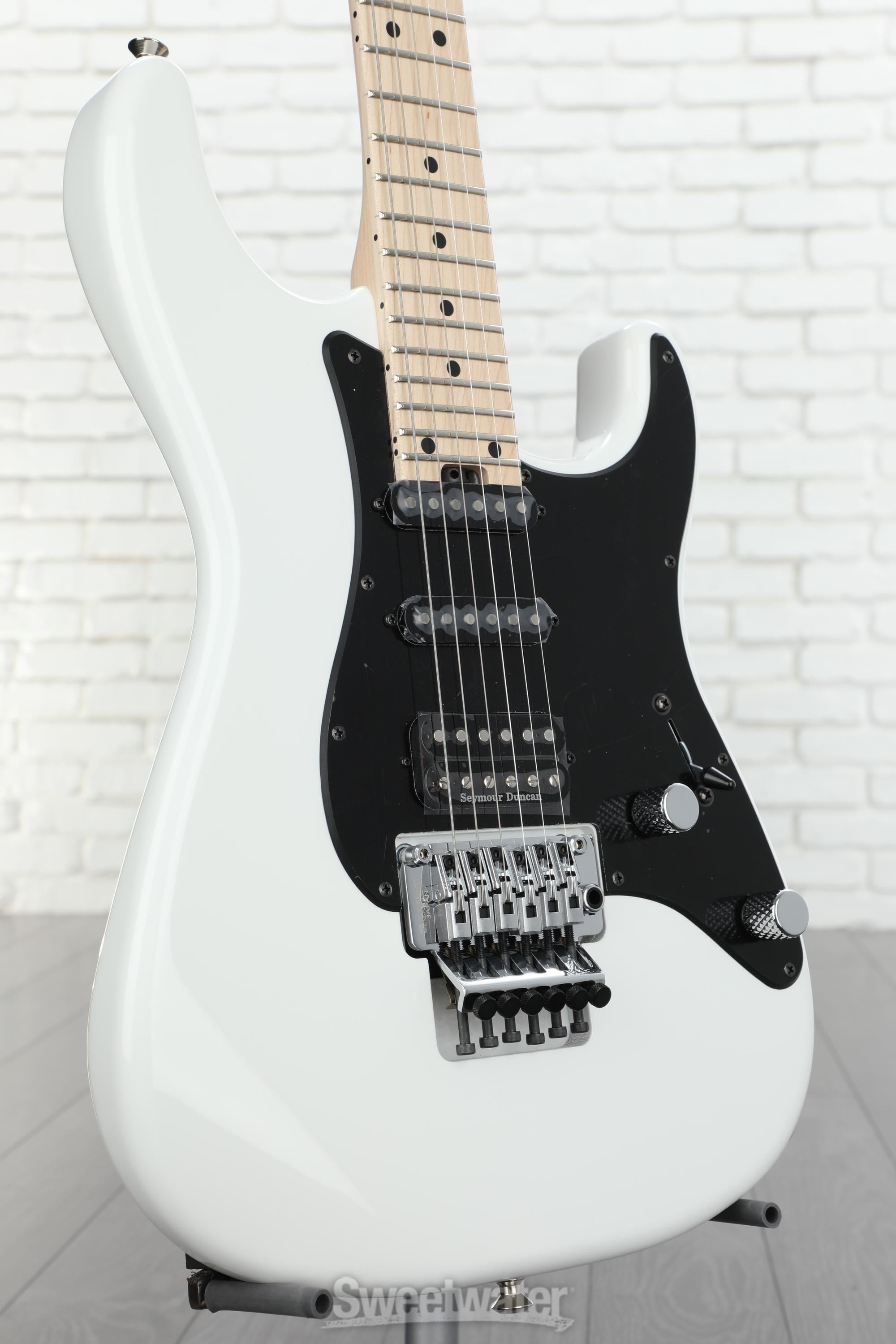 Charvel MJ SoCal Style 1 HSS FR M Electric Guitar Snow White Sweetwater