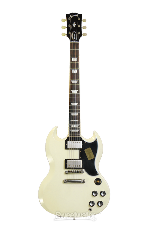 Gibson Custom SG Standard Reissue VOS - Classic White, Stopbar