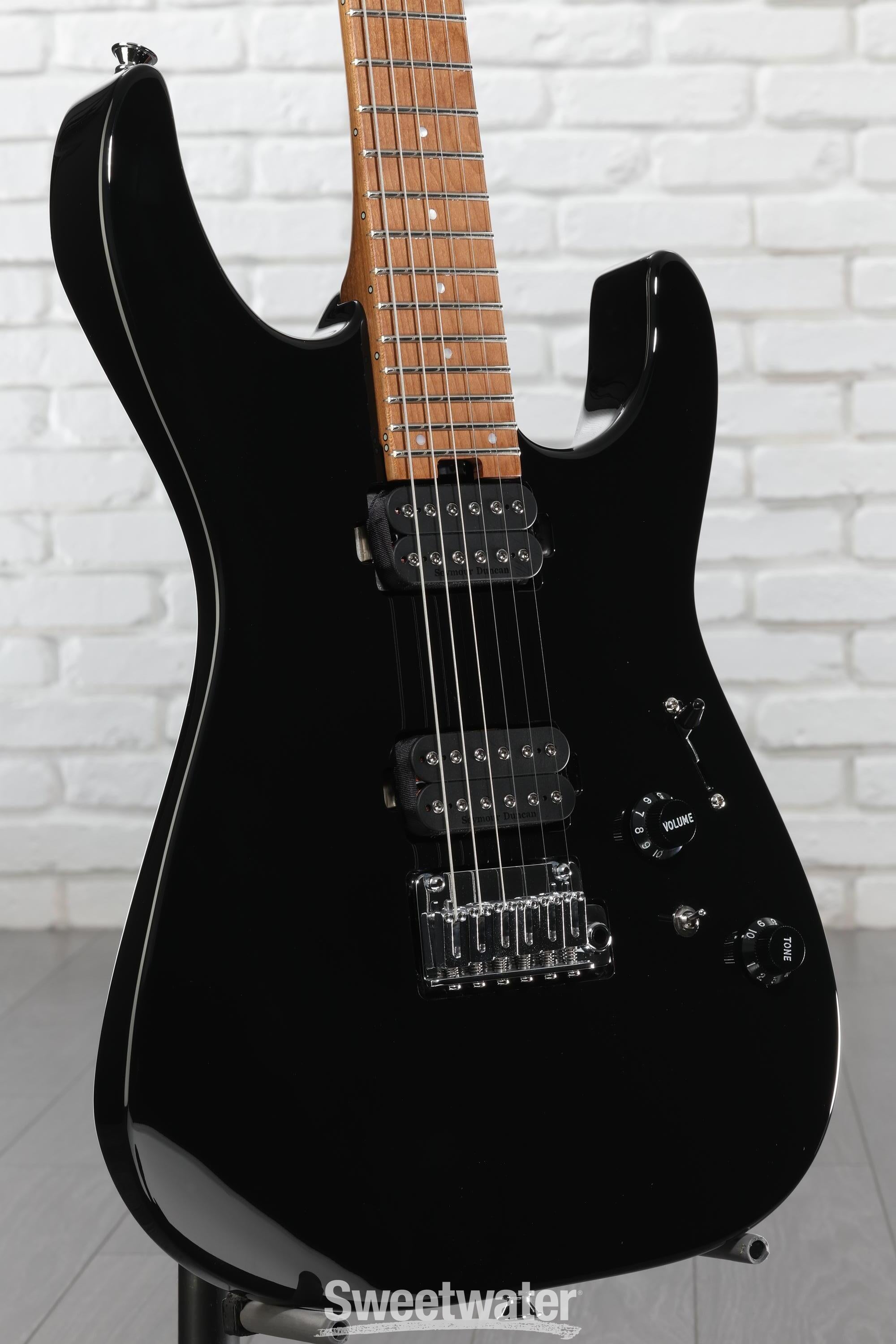 Charvel Pro-Mod DK24 HH 2PT Electric Guitar - Gloss Black | Sweetwater