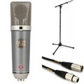 Photo of Neumann TLM 67 Set Z Large-diaphragm Condenser Microphone with Stand and Cable