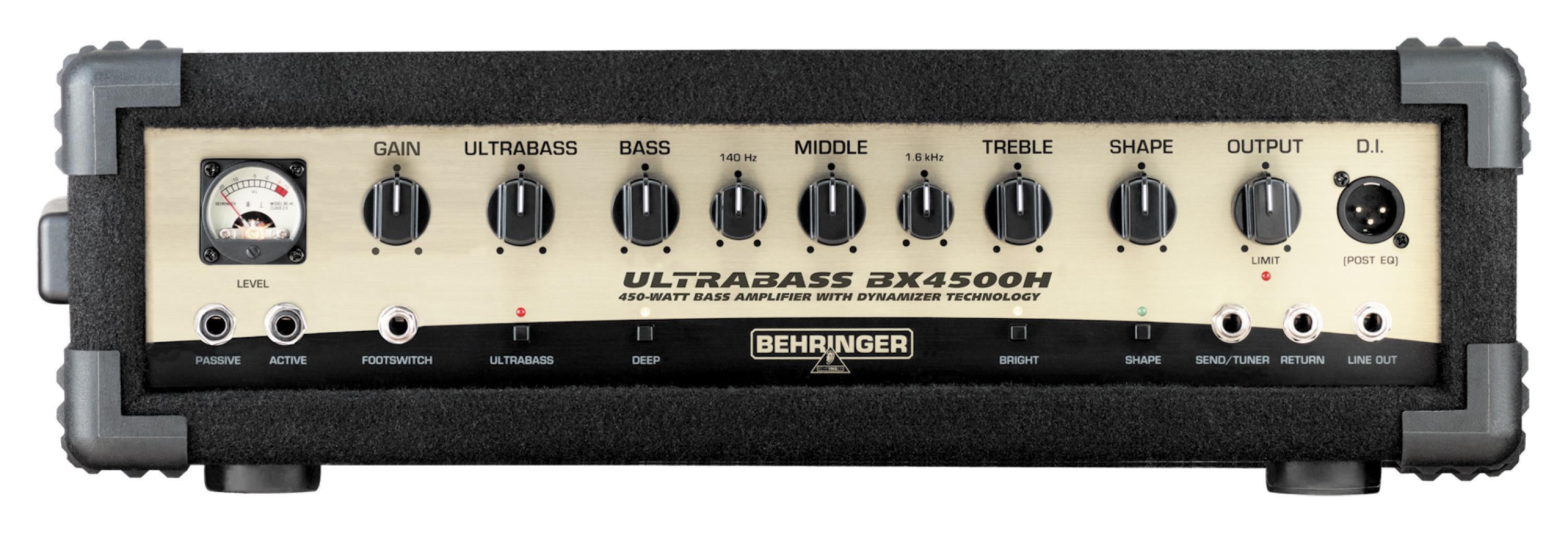 BEHRINGER ULTRABASS BX4500 450w ベースヘッドアンプ - 弦楽器、ギター