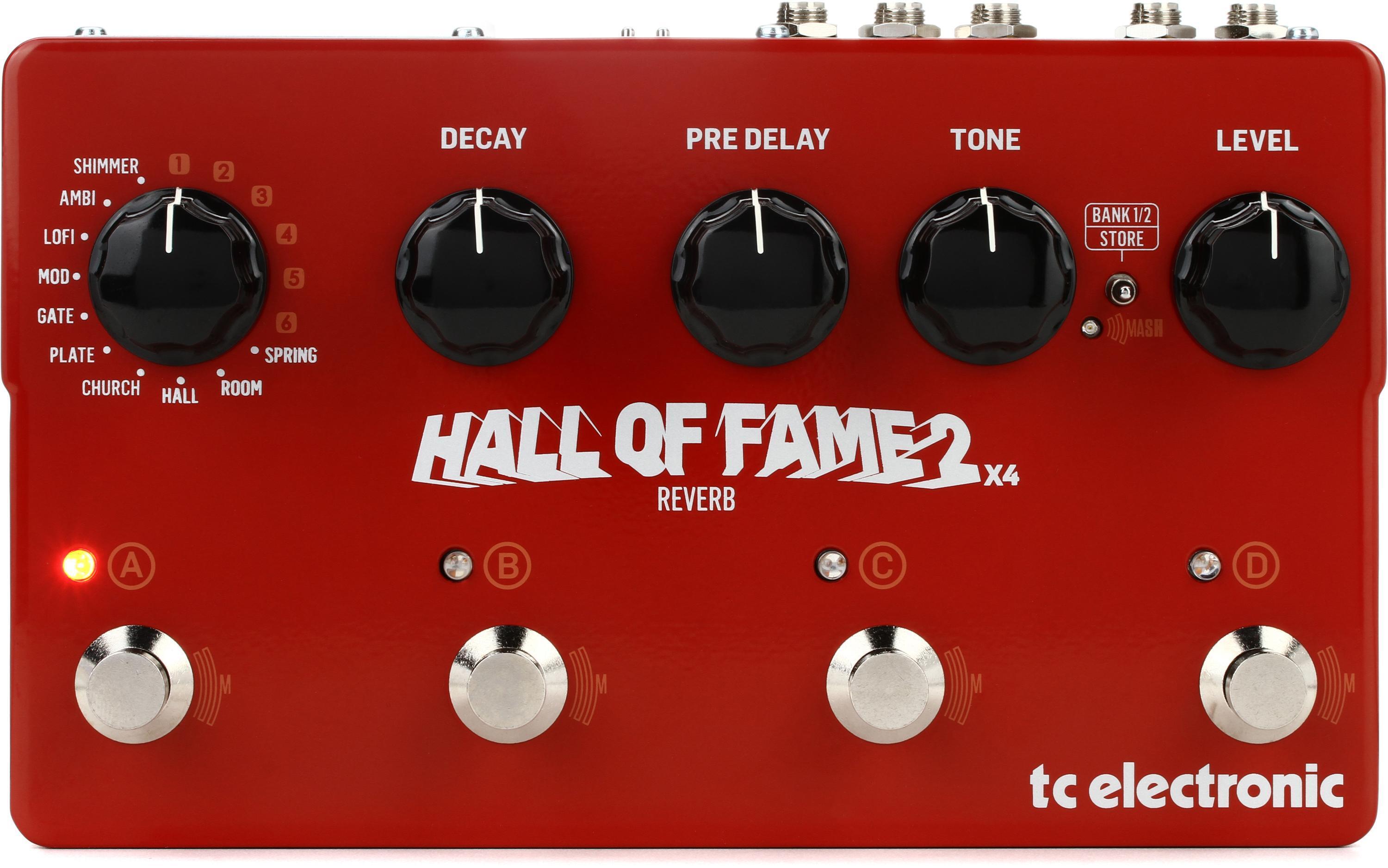 TC Electronic Hall Of Fame 2 x4 Reverb Pedal | Sweetwater