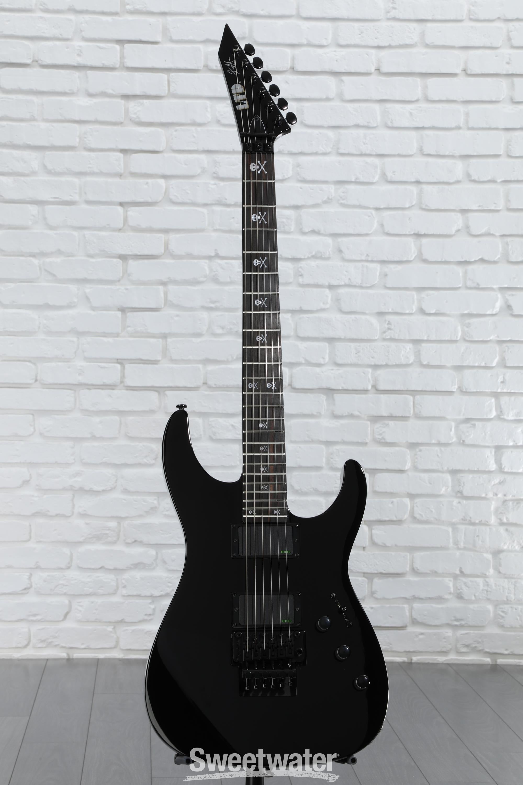 LTD KH-602 Black エレキギター ソフトケース付き ESP LTD KH-602 Kirk Hammett Signature Electric Guitar w