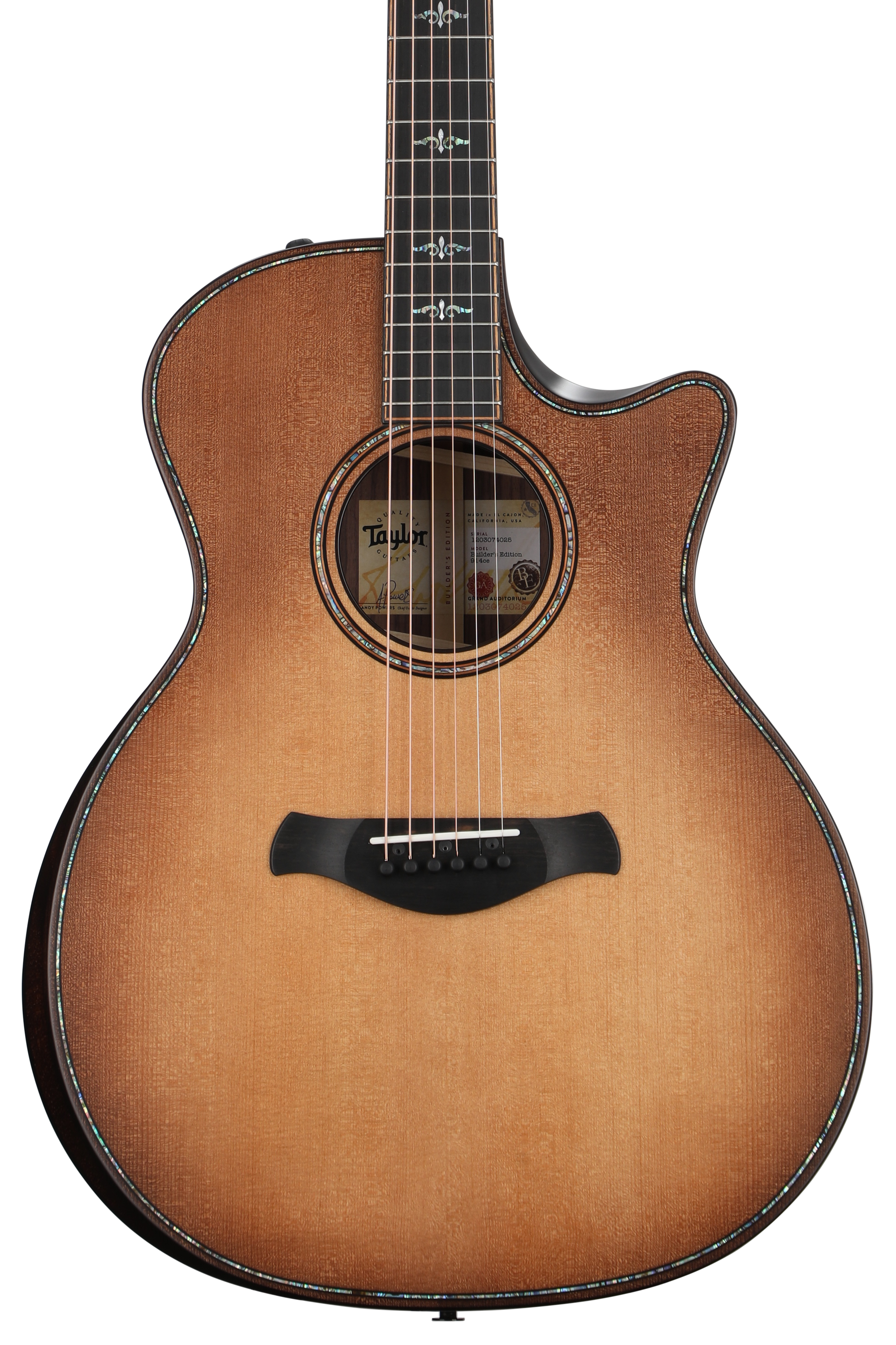 Taylor 914ce Builder's Edition Acoustic-electric Guitar - Wild