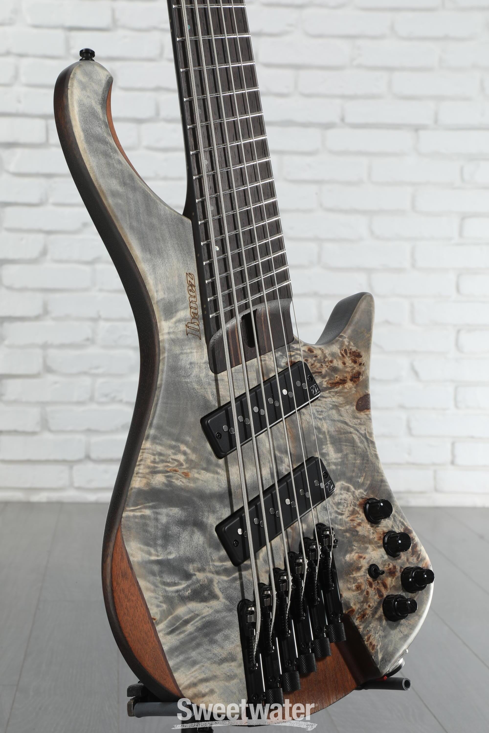 Ibanez Bass Workshop EHB1506MS Bass Guitar - Black Ice Flat
