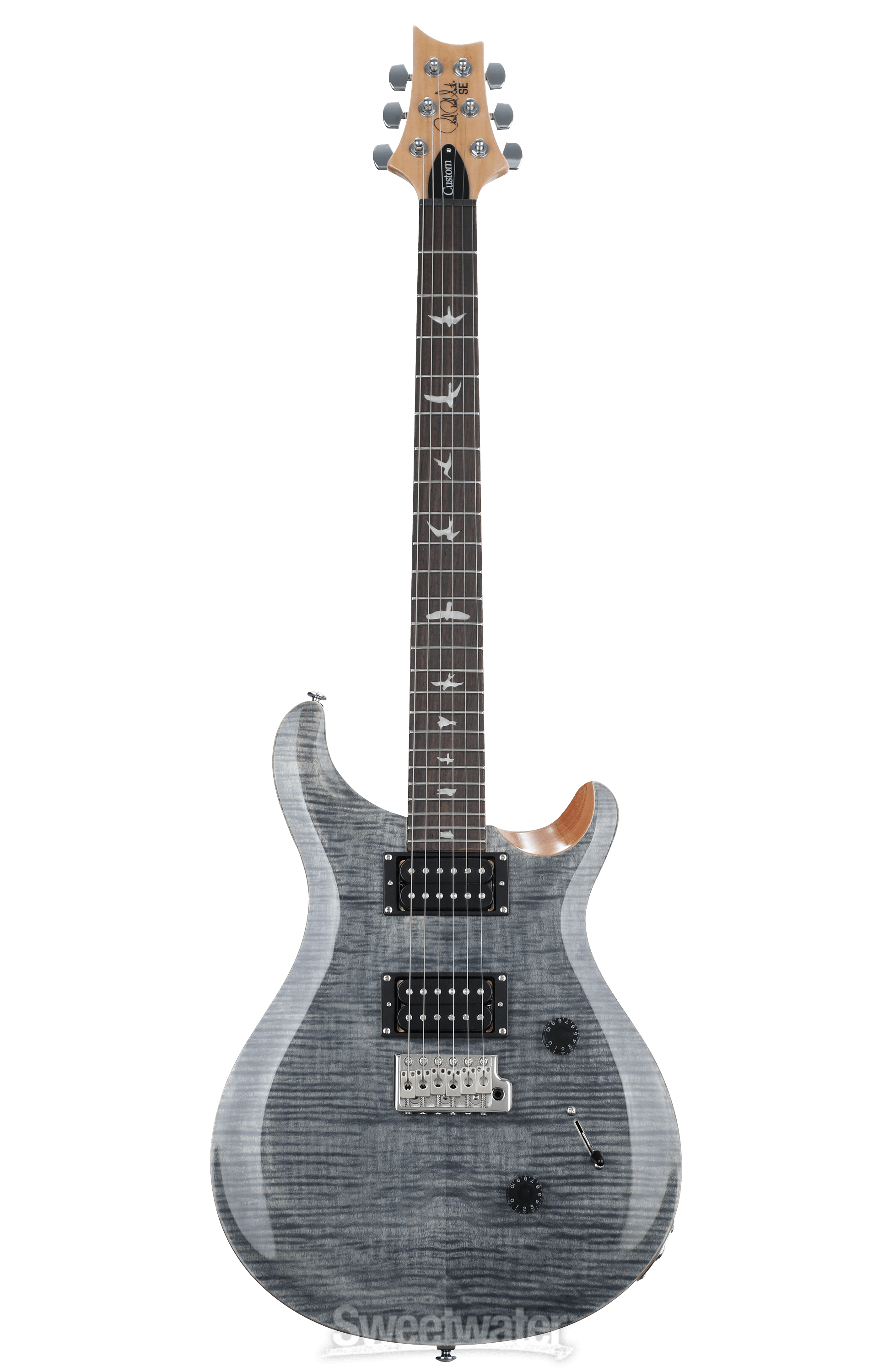 PRS SE Custom 24 Electric Guitar - Charcoal | Sweetwater