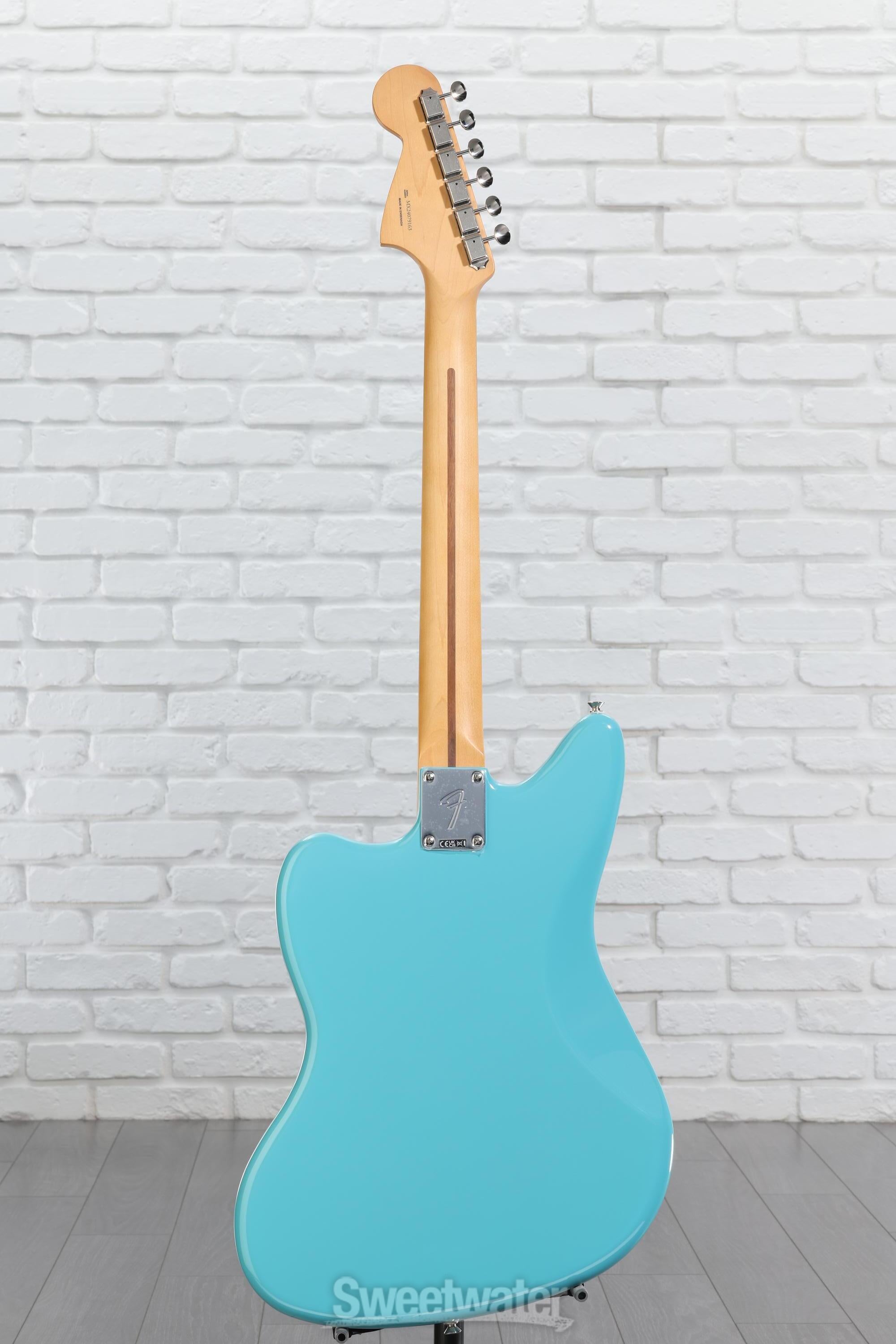 Fender Player II Jaguar Electric Guitar - Aquatone Blue | Sweetwater