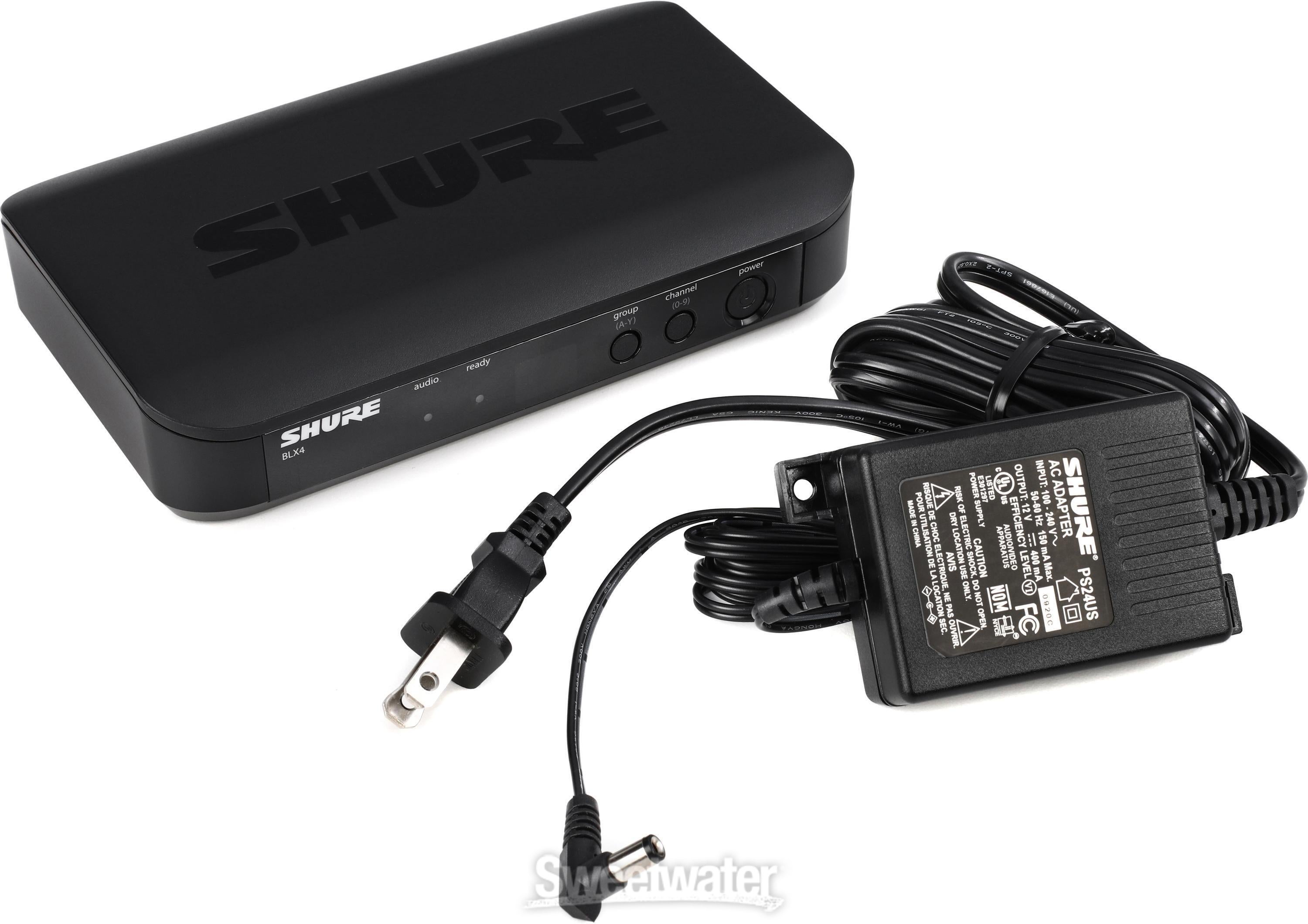 Shure BLX4 Wireless Receiver - J11 Band | Sweetwater