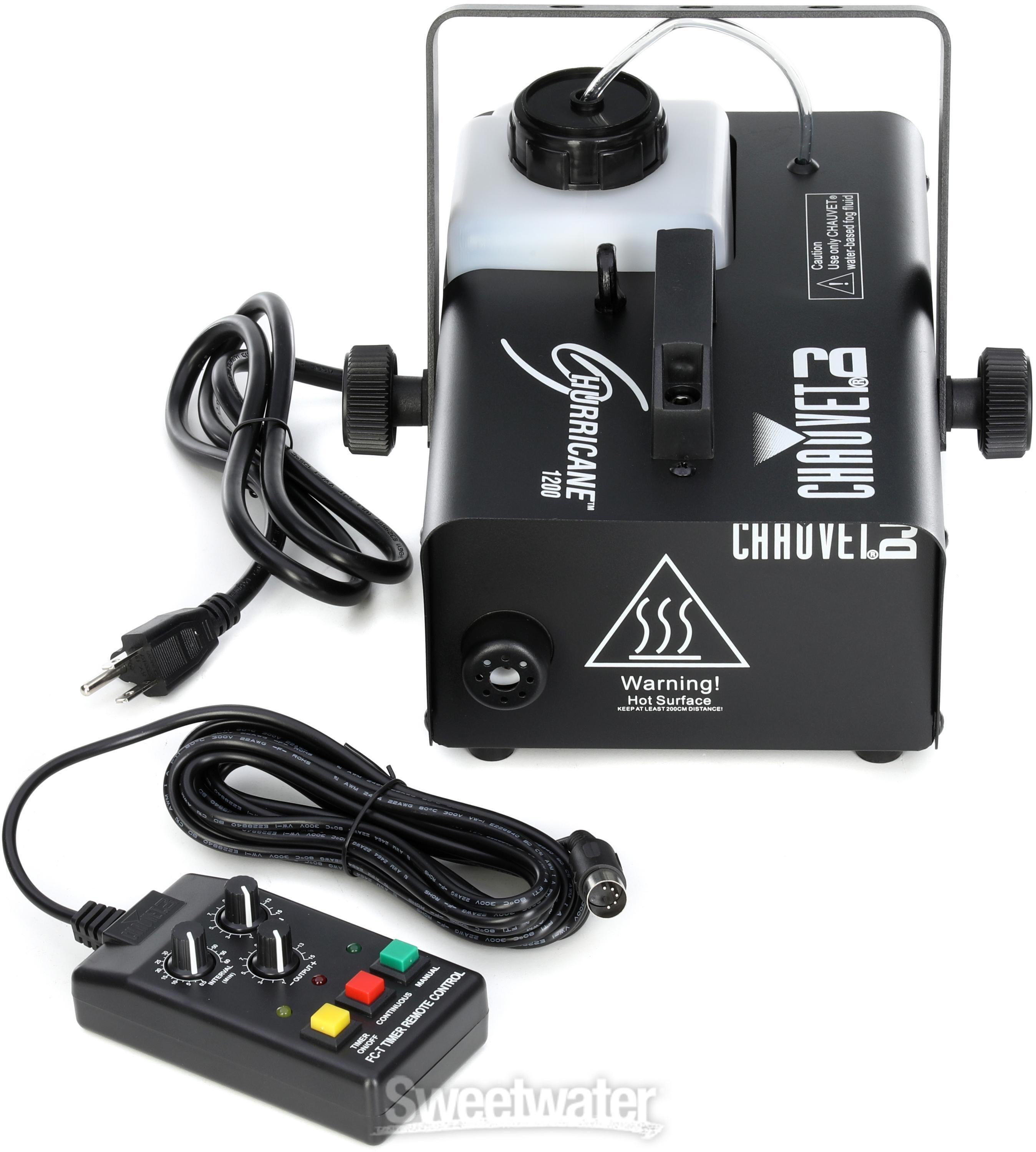 CHAUVET DJ Hurricane 1200 フォグマシン スモークマシン Amazon.com: CHAUVET DJ Hurricane 1200 Fog Machine (2 Pack) +