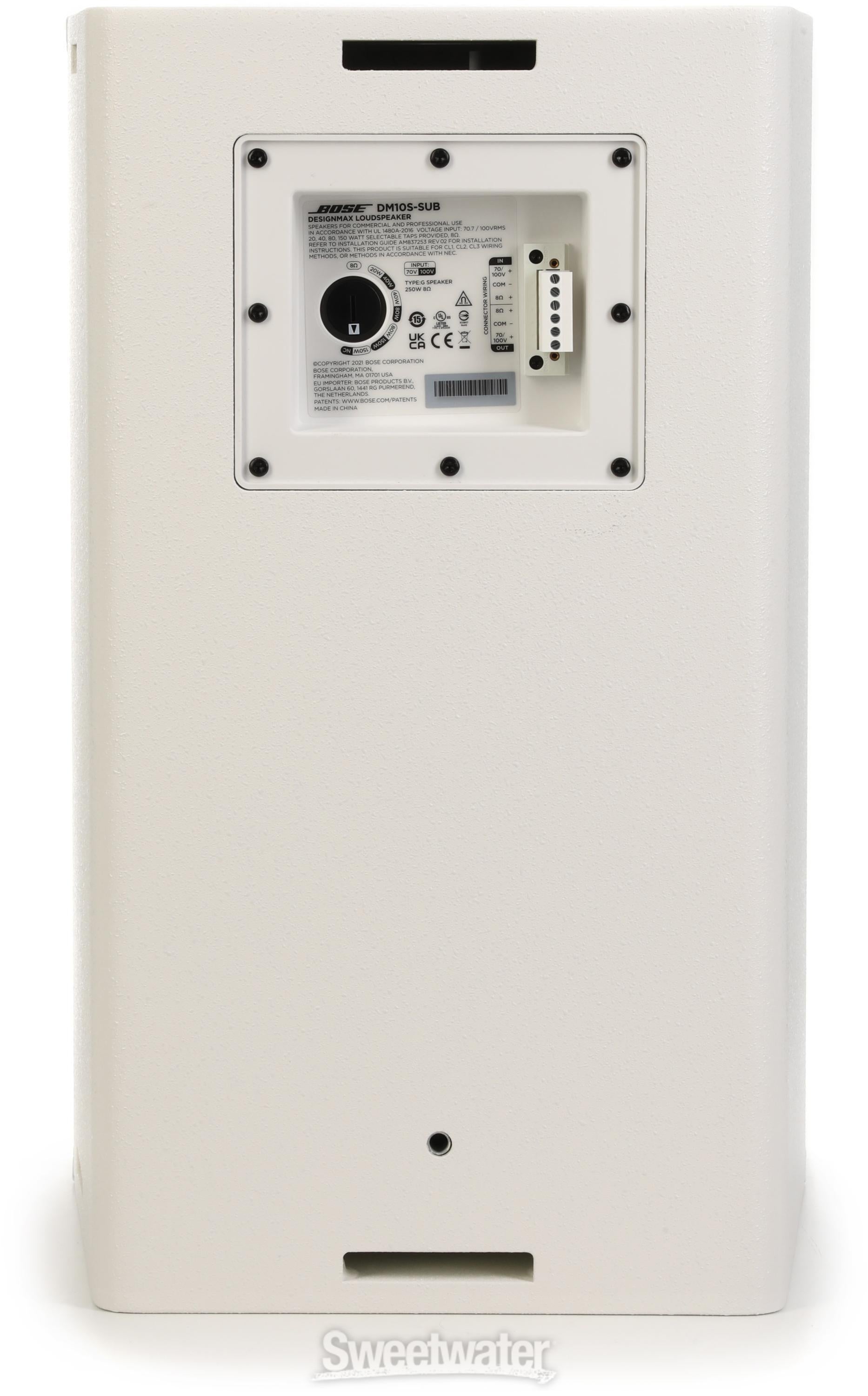 Bose Professional DM10S Surface-mounted Install Subwoofer - White