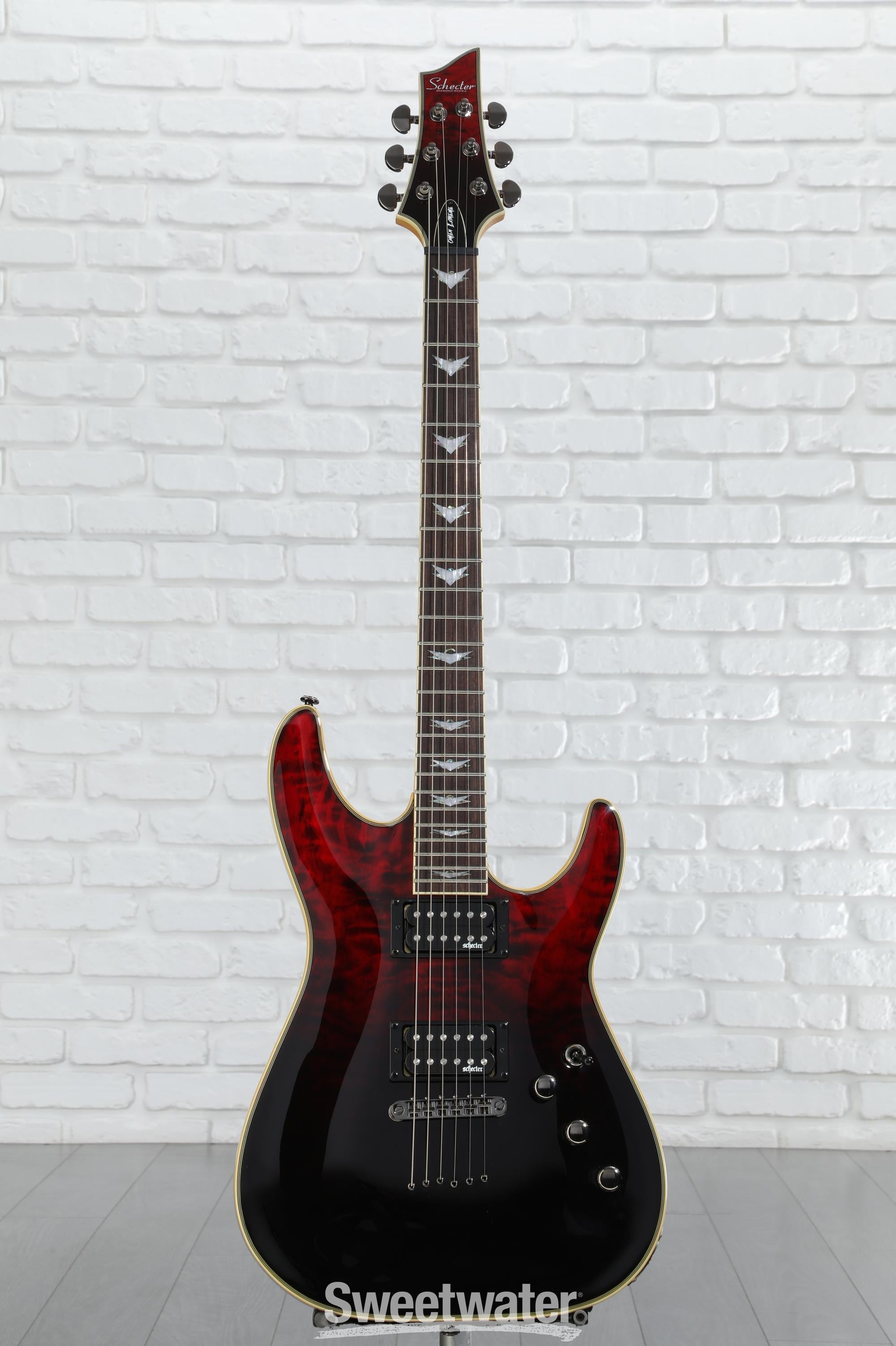 Schecter Omen Extreme-6 Electric Guitar - Blood Red | Sweetwater Schecter Omen Extreme-6 Electric Guitar - Blood Red | Sweetwater