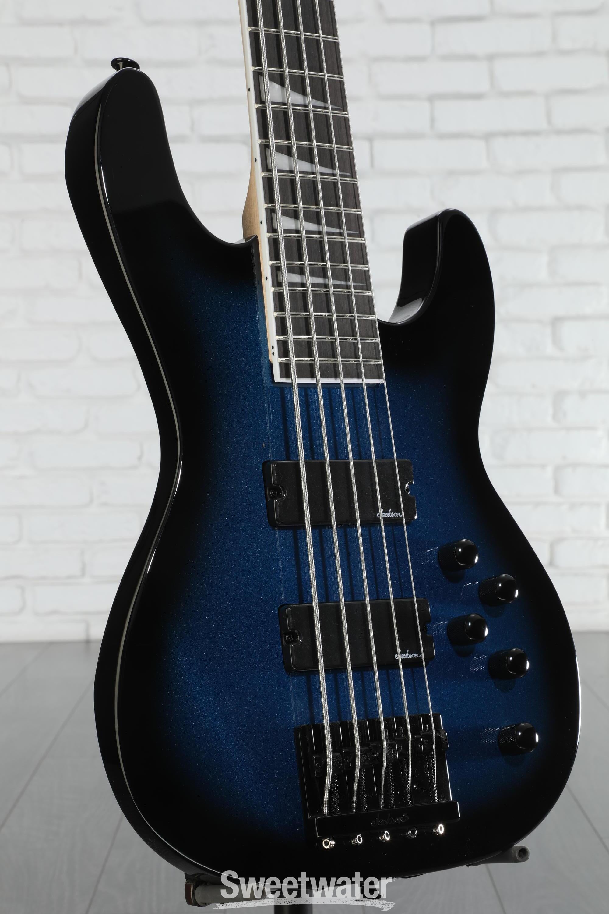Jackson Concert Bass JS3V - Metallic Blue Burst