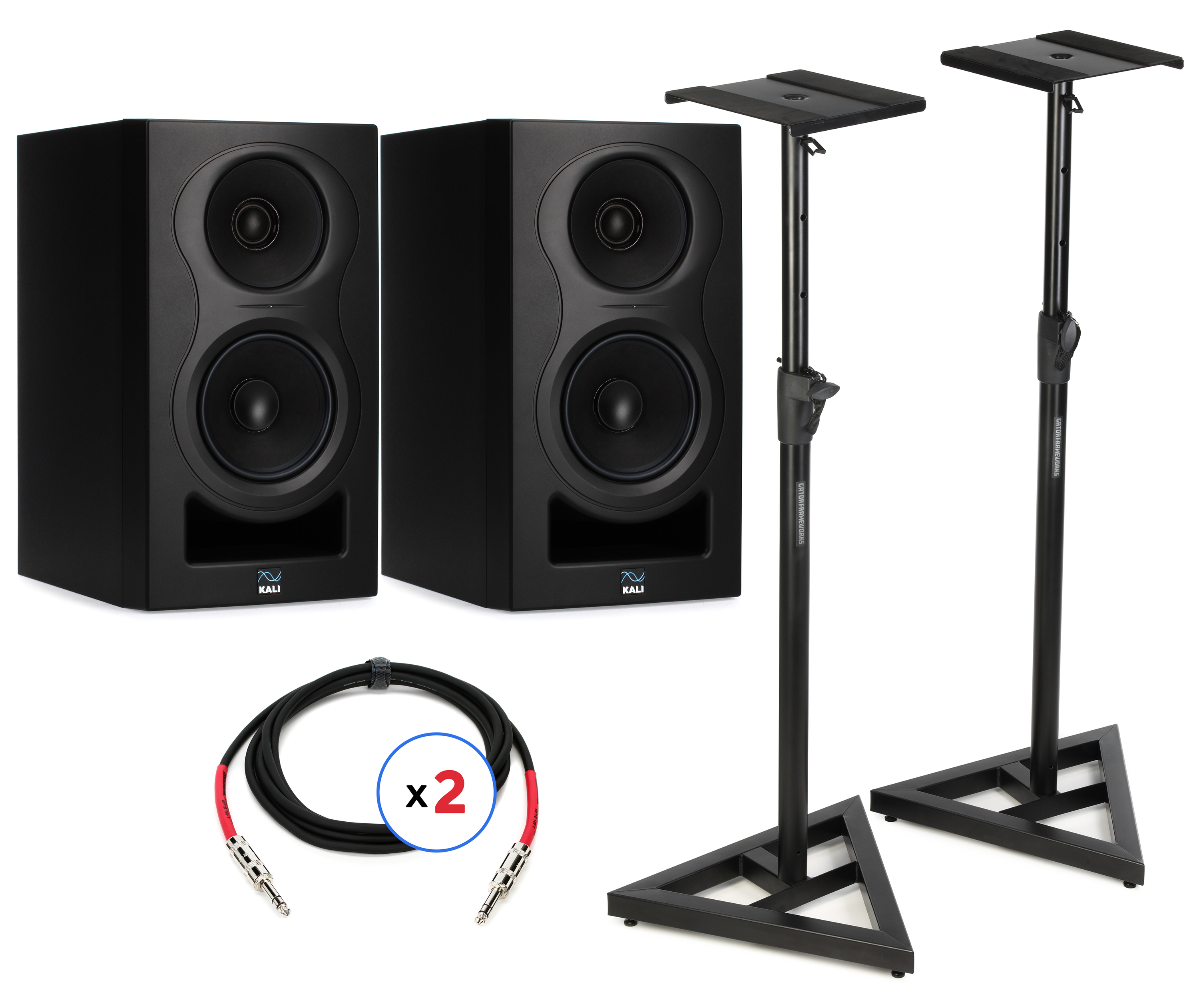 Kali Audio IN-5 5-inch Powered Studio Monitor Pair with Kali Audio IN-5 5-inch Powered Studio Monitor Pair with