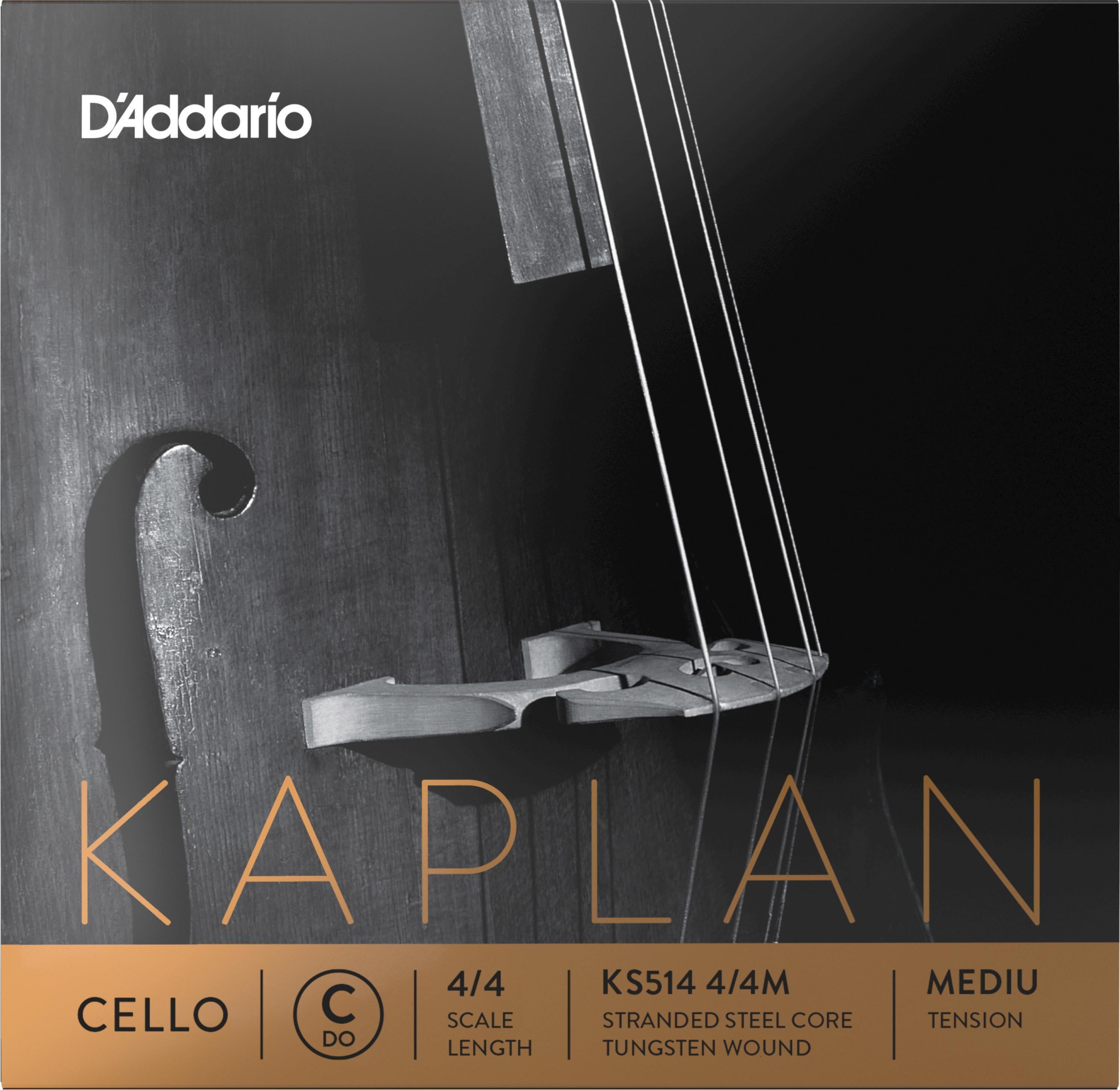 Daddario ダダリオ KS514 4/4M KAPLAN C MED 取り寄せ商品 D\u0027Addario KS514 Kaplan Cello C String - 4⁄4 Scale Medium Tension