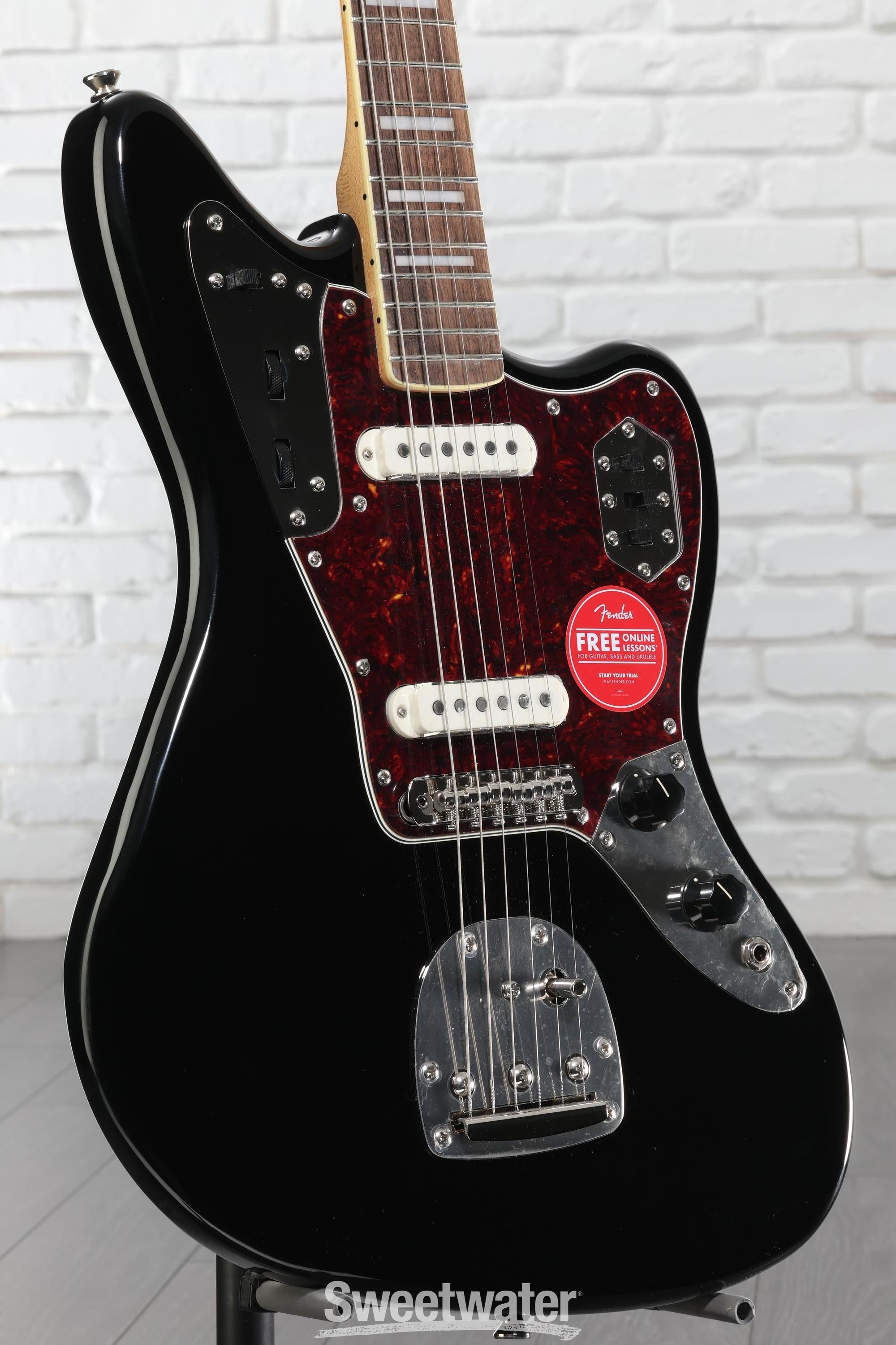 Squier Classic Vibe '70s Jaguar - Black | Sweetwater